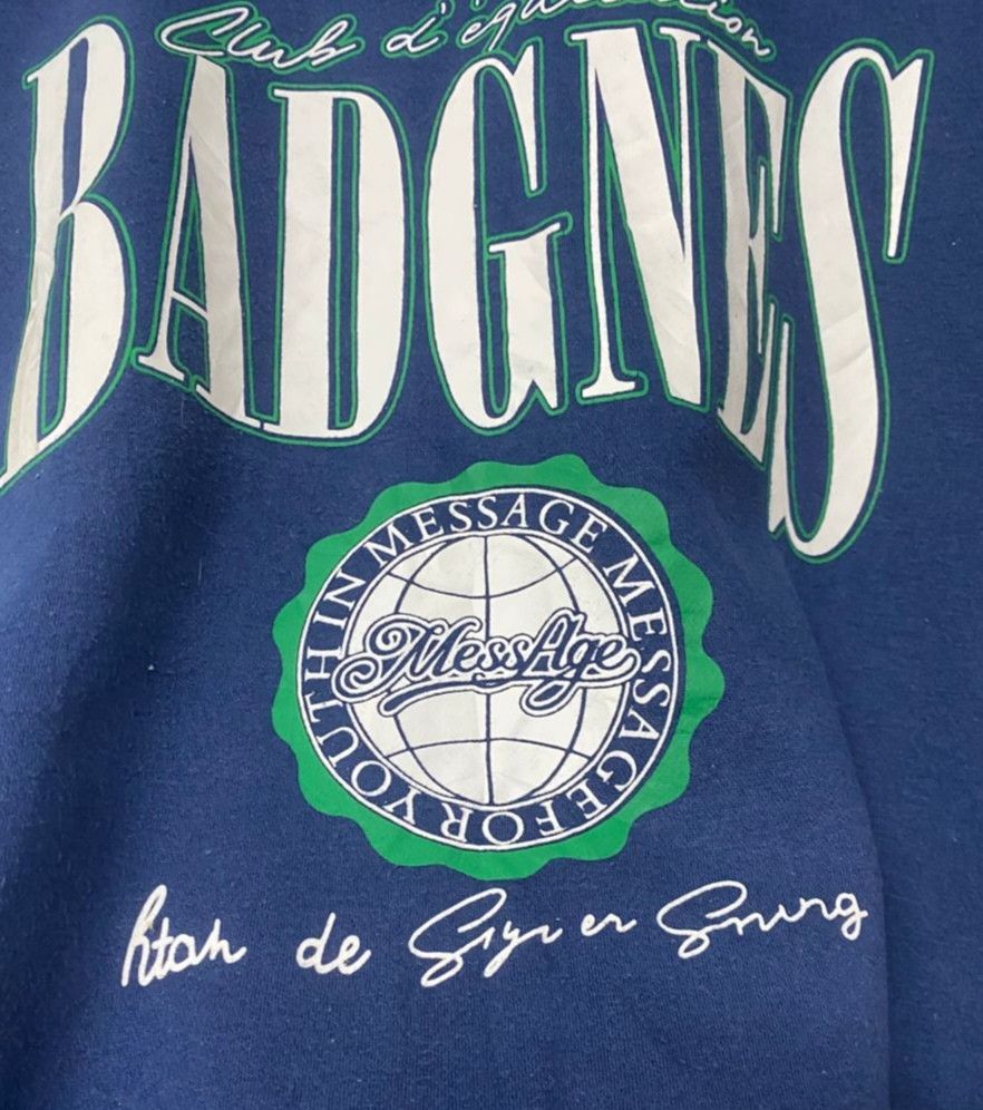 George Vintage Gorge Badgnes Message Sweatshirt Size US L / EU 52-54 / 3 - 3 Thumbnail