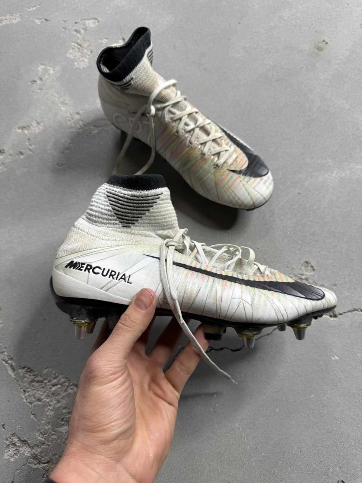 Chapter Cr7 White Shoes Nike Mercurial Superfly V SG PRO Elite CR7