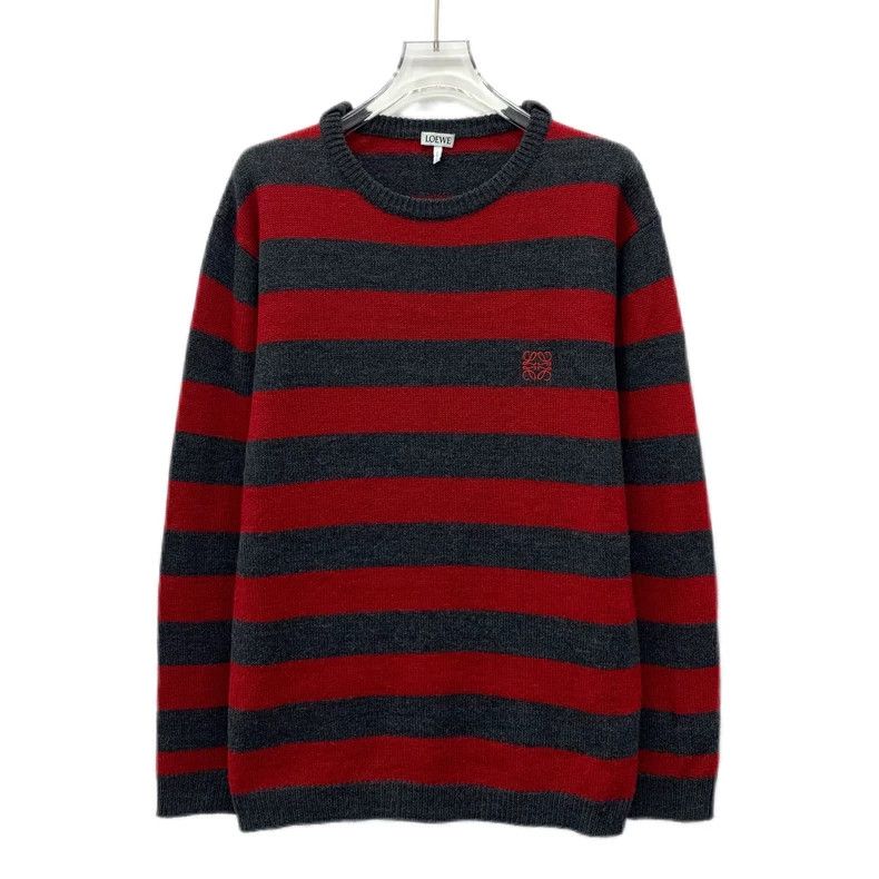 Loewe Loewe Patchwork striped logo embroidered round neck long s Size M / US 6-8 / IT 42-44 - 1 Thumbnail