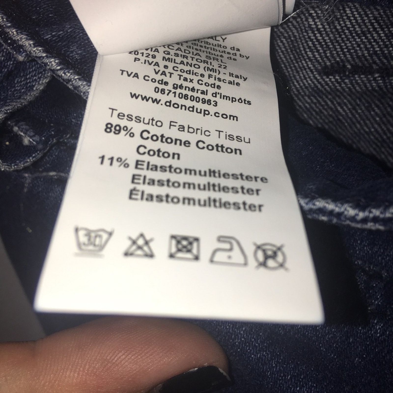 Dondup DONDUP Women's Morrison Bootcut Jeans Size 23 Size 23" - 3 Thumbnail