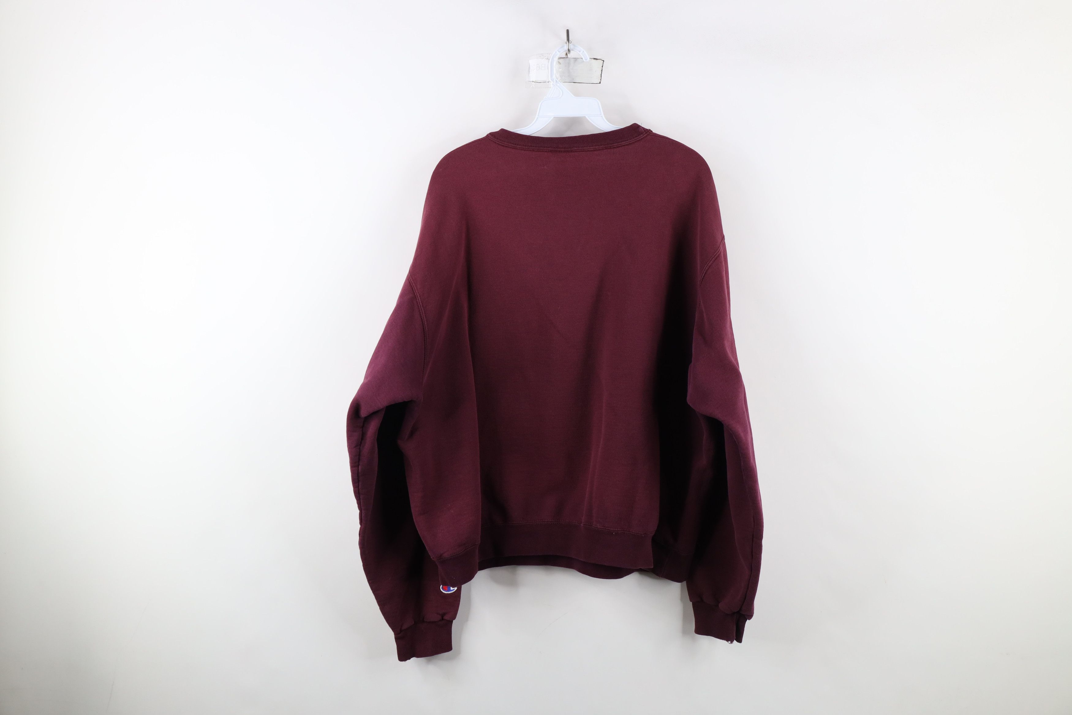 Champion × Vintage Vintage 90s Champion Monochrome Crewneck Sweatshirt Purple Size US L / EU 52-54 / 3 - 11 Thumbnail