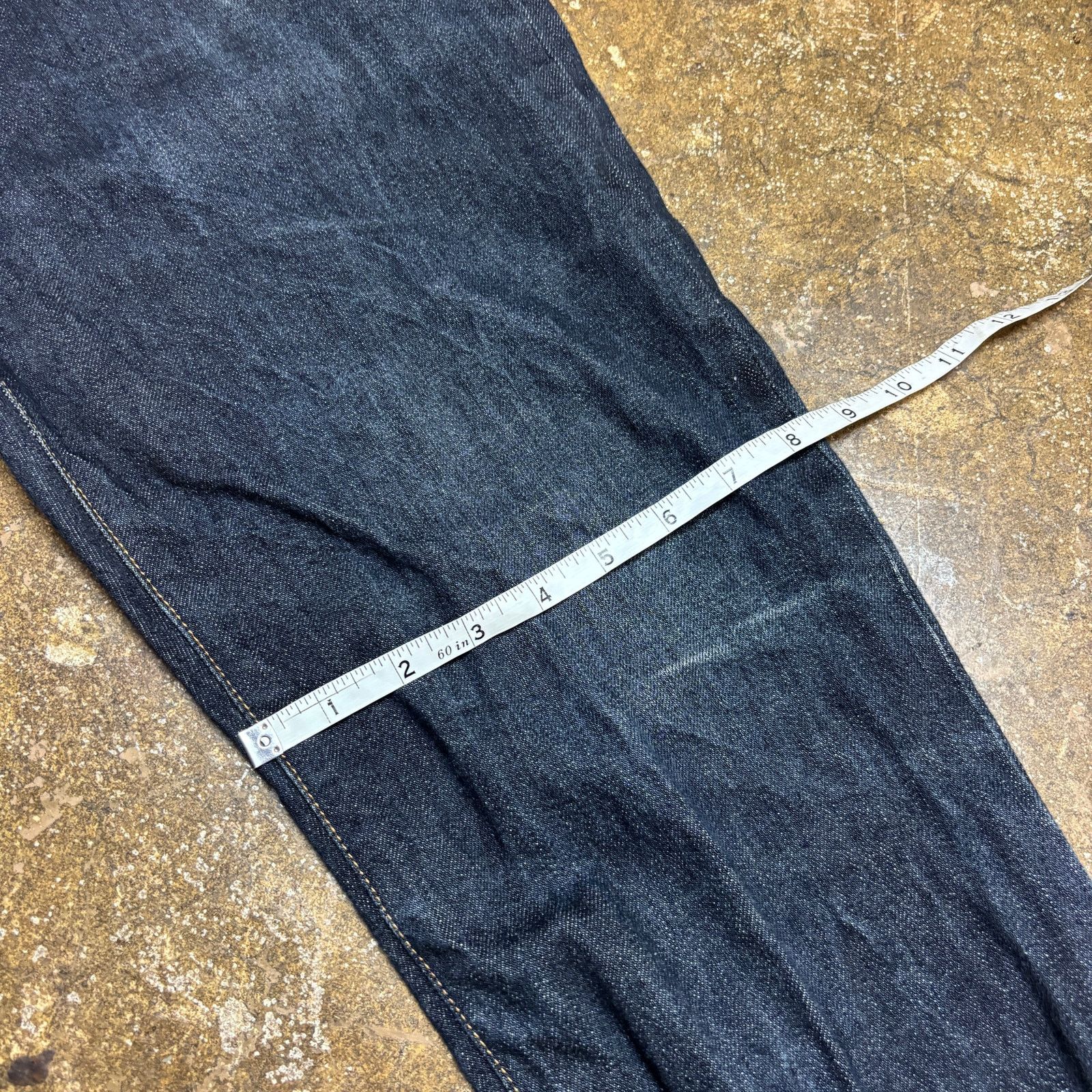 Tellason Tellason Elgin Mid Rise Slim Tapered Selvedge Jeans 31x25 Size US 31 - 12 Thumbnail