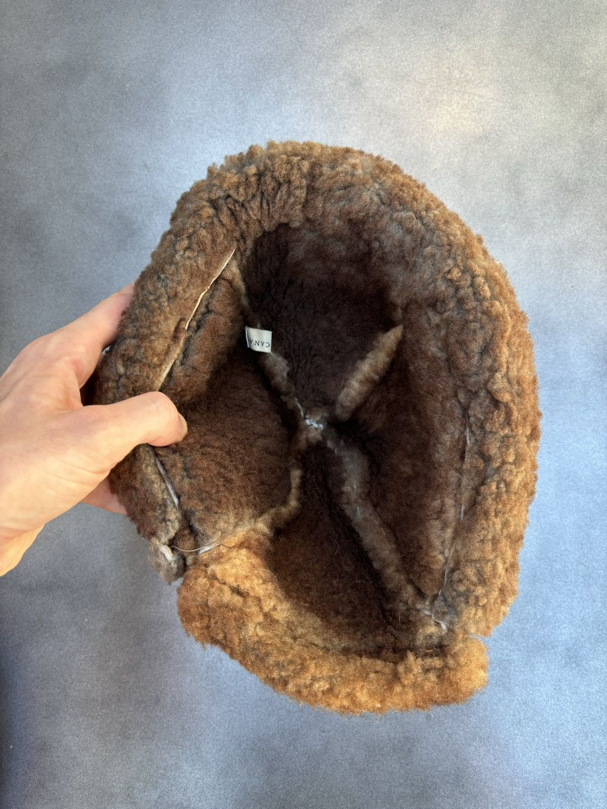 Vintage Vintage Shearling Trapper Sheepskin Ushanka Aviator Hunting Size ONE SIZE - 5 Thumbnail