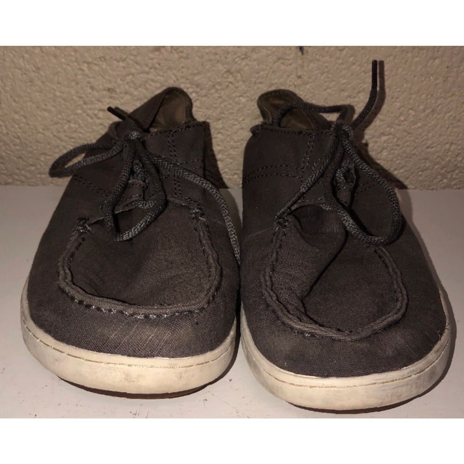 Olukai OluKai Ohana Sneaker Twill Charcoal Lace Up Mens Size 8 Gray 10221-2626 Casual Shoes Size US 8 / EU 41 - 3 Thumbnail