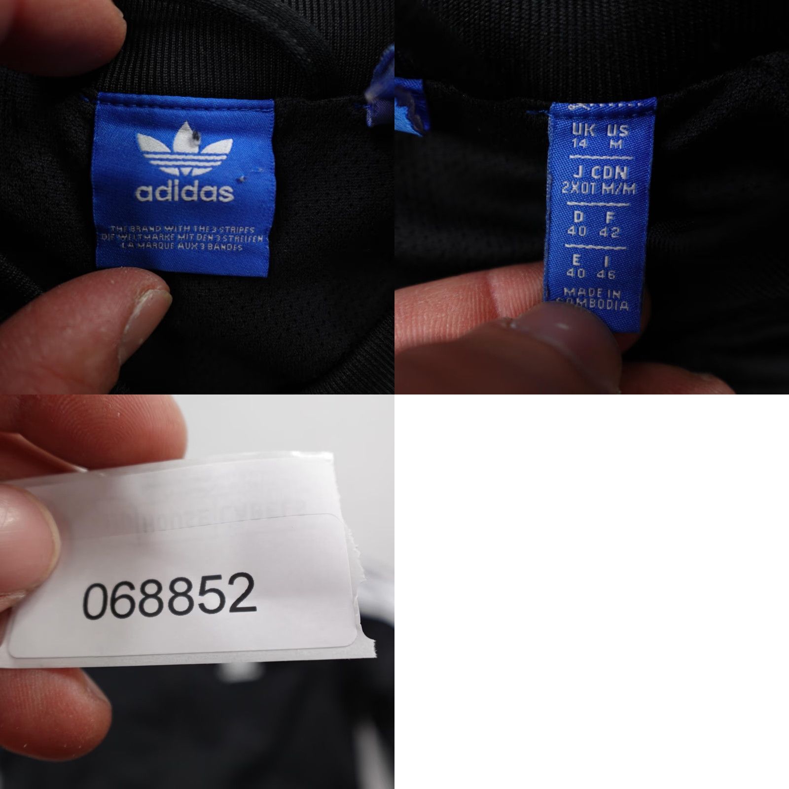 Adidas Adidas Jacket Womens Medium Black White Trefoil Firebird Track Coat Full Zip Up Size M / US 6-8 / IT 42-44 - 8 Thumbnail