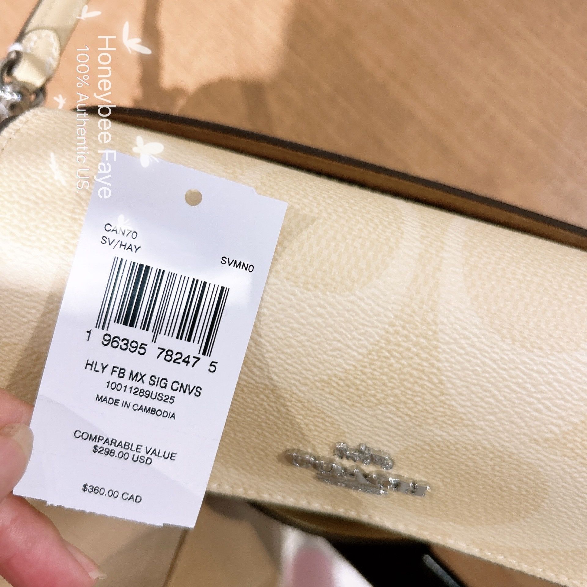 Coach Hailey Flap Bag In Signature Canvas CAN70 Size ONE SIZE - 4 Thumbnail
