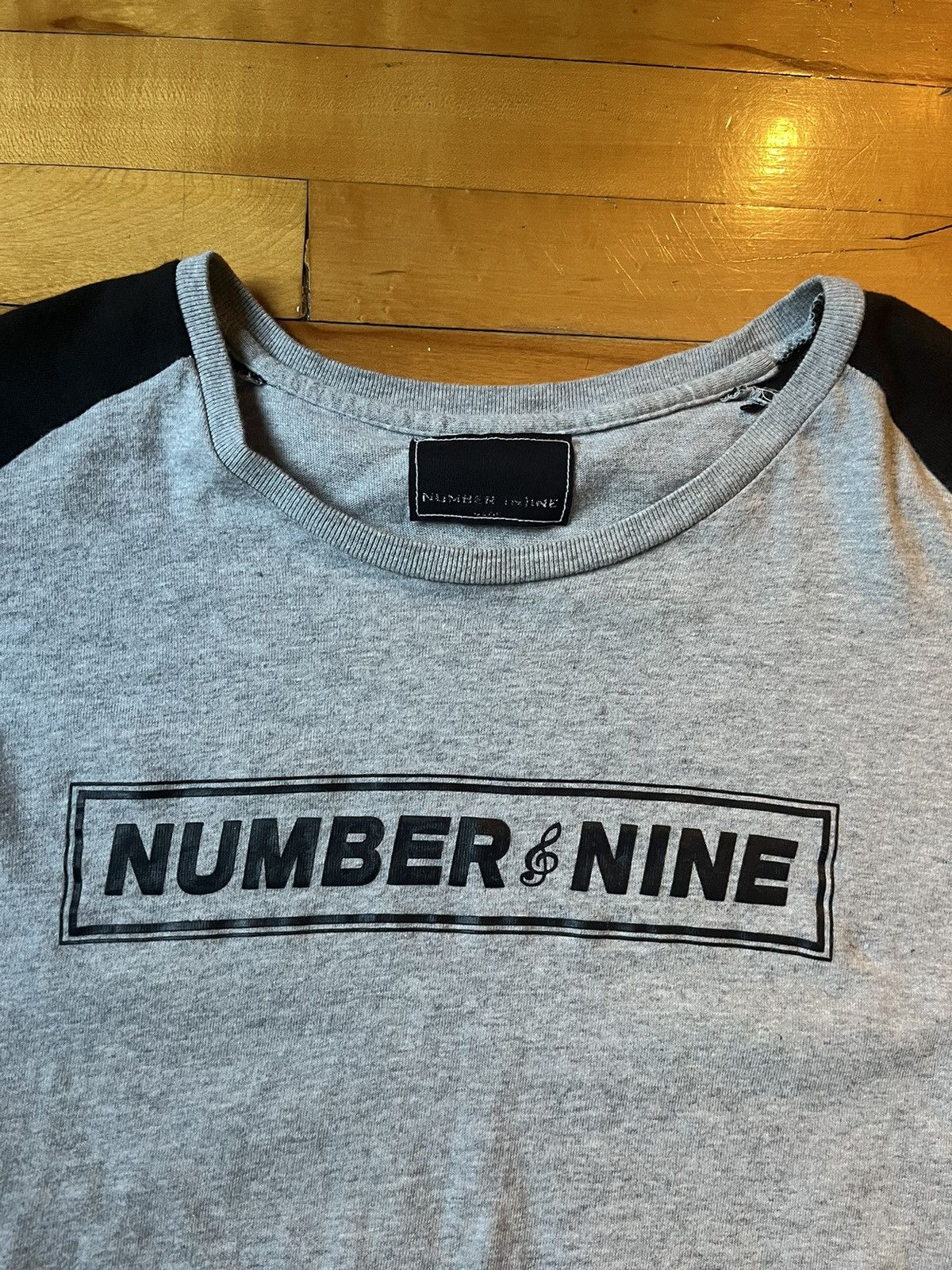 Japanese Brand × Number (N)ine number (n)ine 3/4 baseball logo shirt Size US M / EU 48-50 / 2 - 2 Thumbnail