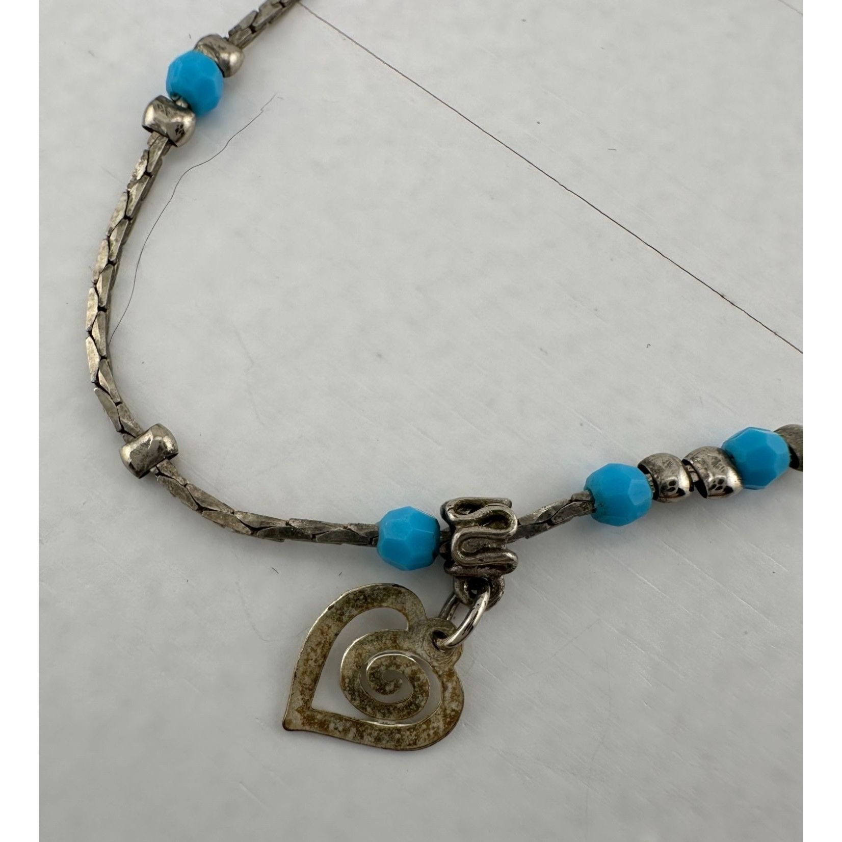 Other Womens Blue Bead Charm Bracelets/Anklets (2) with Clasps Size ONE SIZE - 3 Thumbnail