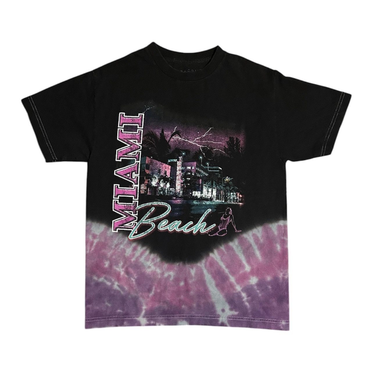 Pacsun Miami Beach Tie-Dye T-Shirt Size US S / EU 44-46 / 1 - 1 Thumbnail