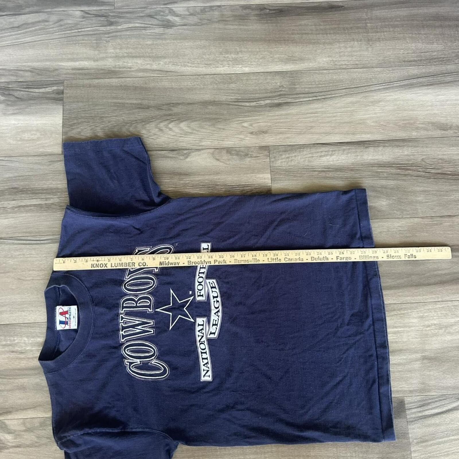 NFL Vintage 90’s Dallas Cowboys NFL Embroidered Blue t shirt M Size US M / EU 48-50 / 2 - 6 Thumbnail