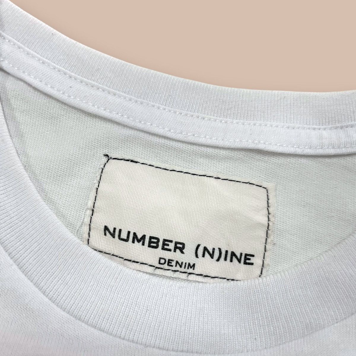 Number (N)ine Number (N)ine DENIM Basic White Tee Size US S / EU 44-46 / 1 - 9 Thumbnail