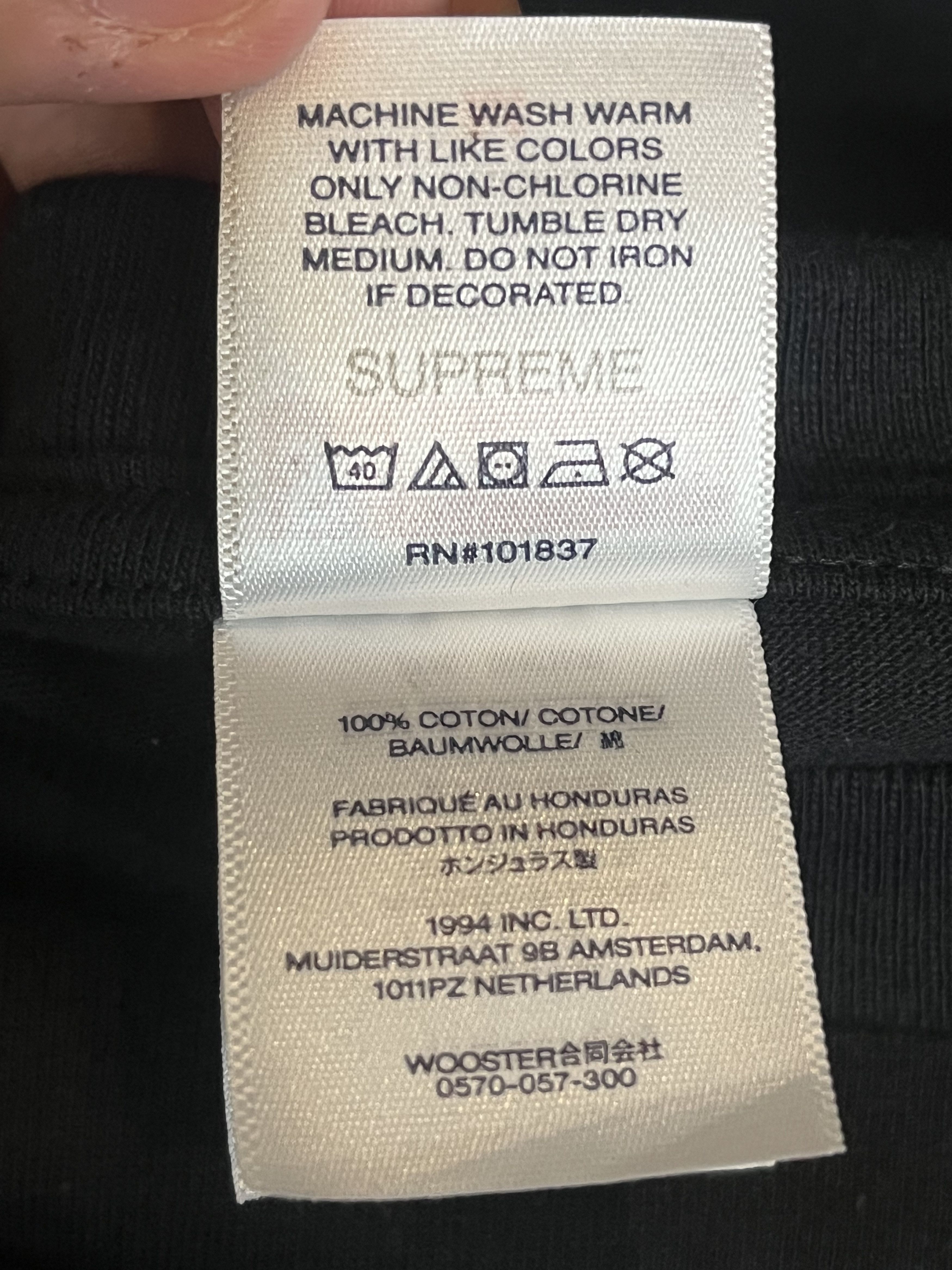Supreme Supreme "Tyler The Creator" Tee (Black) Size US M / EU 48-50 / 2 - 6 Thumbnail