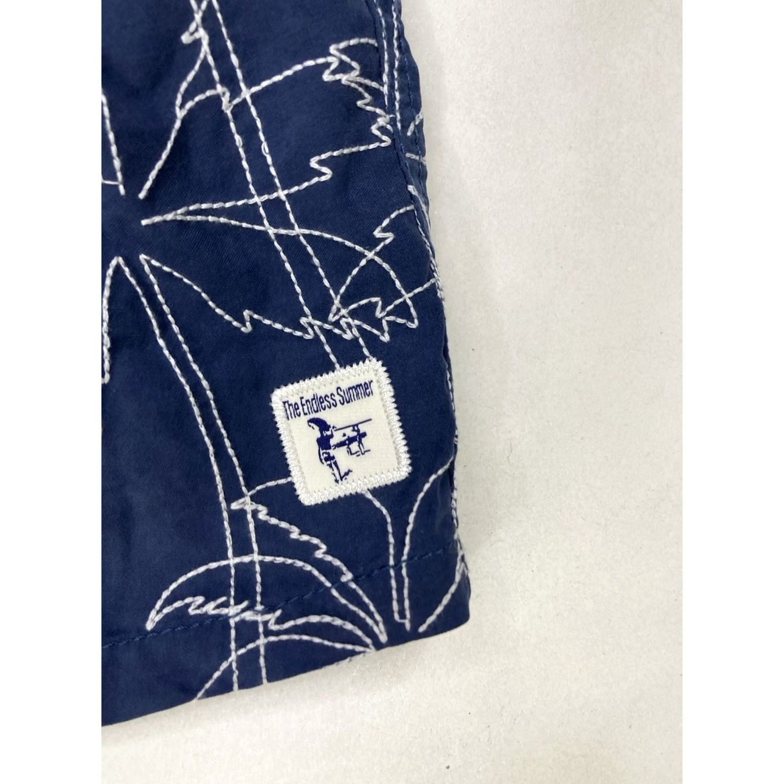 Vintage VINTAGE The Endless Summer Embroidered Volley Swim Board Shorts Men Small Blue Size US 29 - 2 Thumbnail