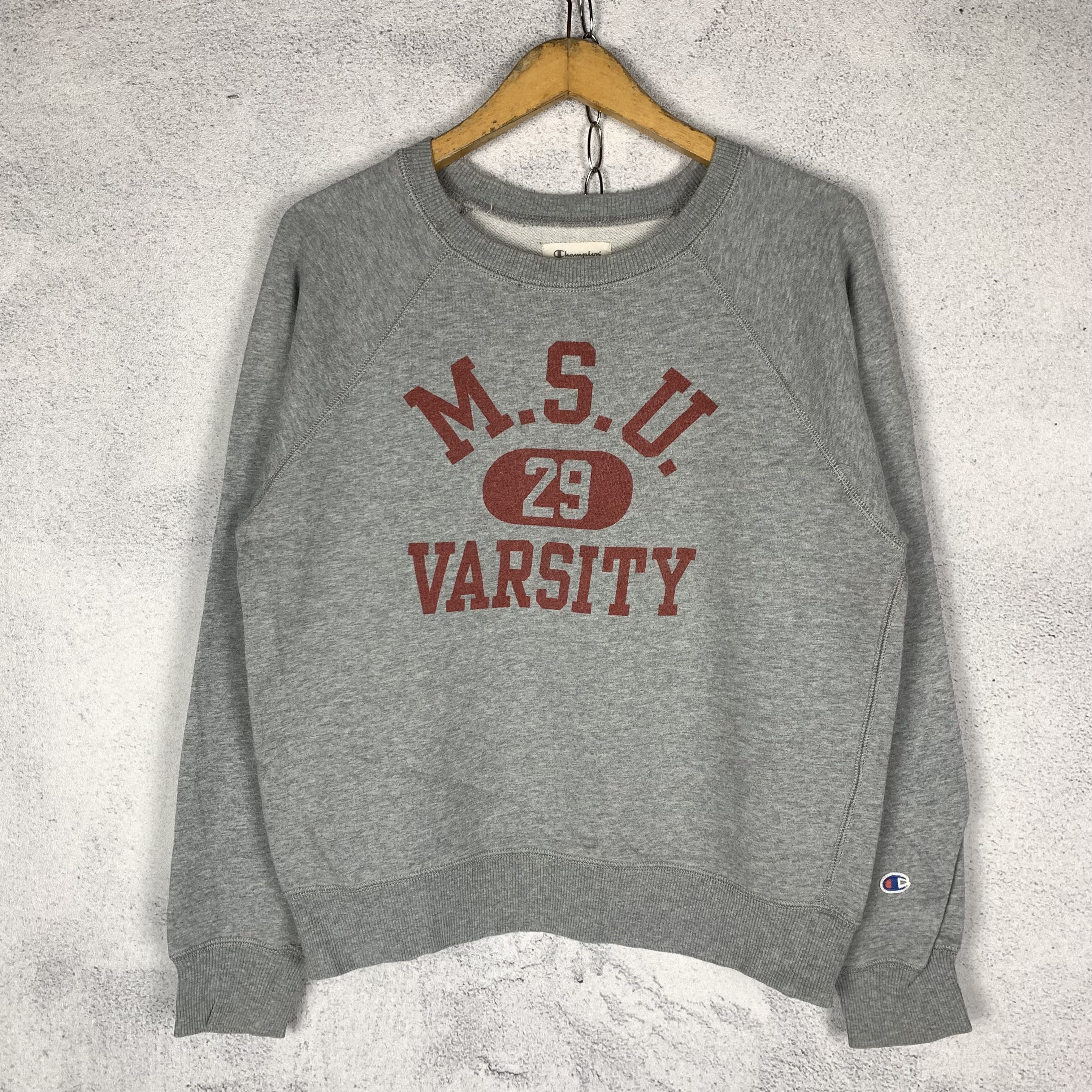 Champion Champion x MSU Varsity Michigan State Sweatshirt Crewneck Size US S / EU 44-46 / 1 - 1 Thumbnail