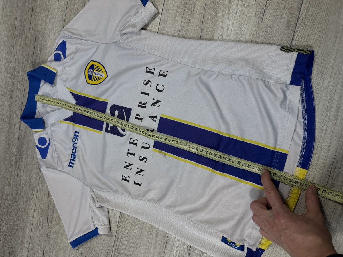Macron Sam Byram Leeds United 2013 2014 Home Soccer Jersey Macron Size US M / EU 48-50 / 2 - 10 Thumbnail