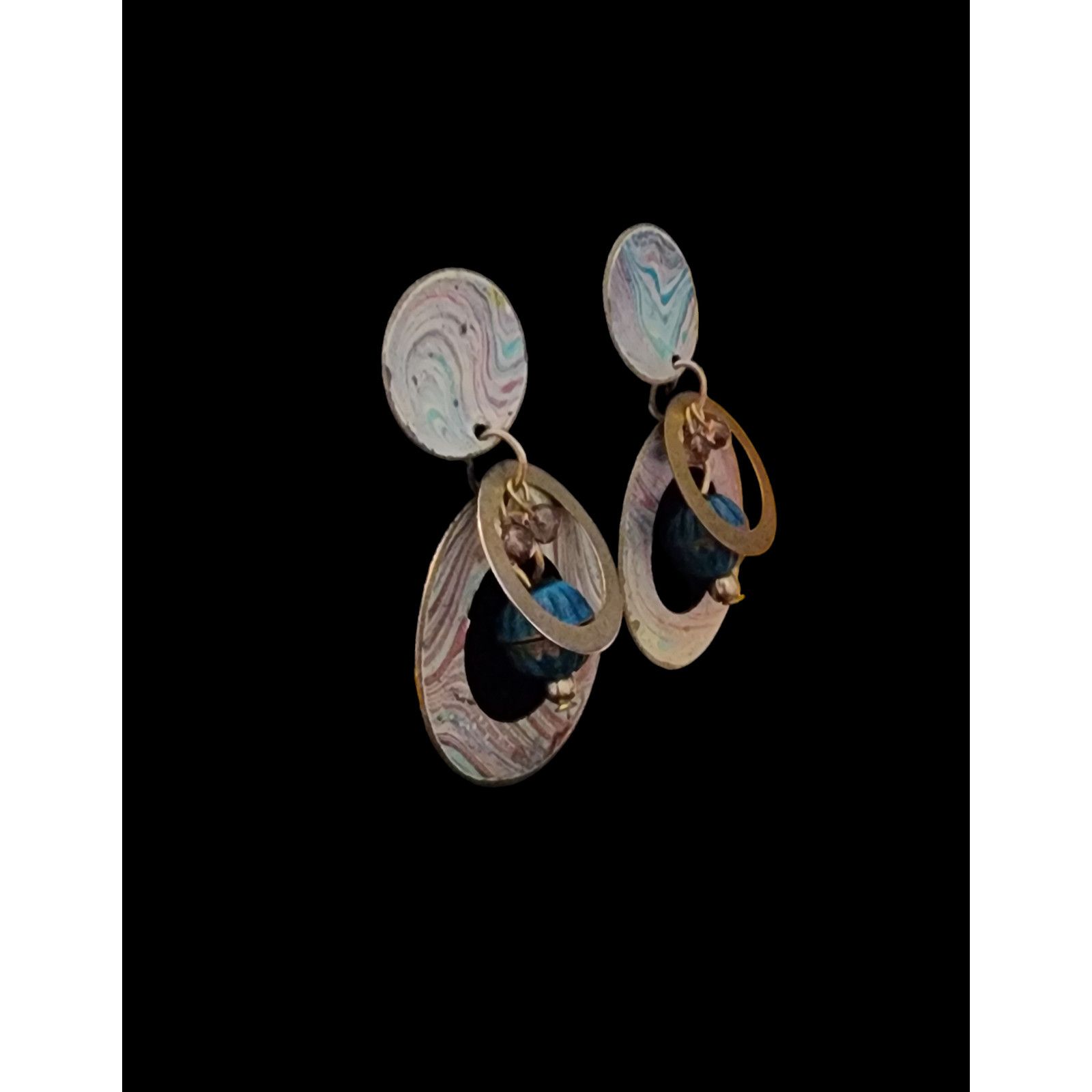 Unknown London Vintage handcrafted light weight earrings. Size ONE SIZE - 3 Thumbnail