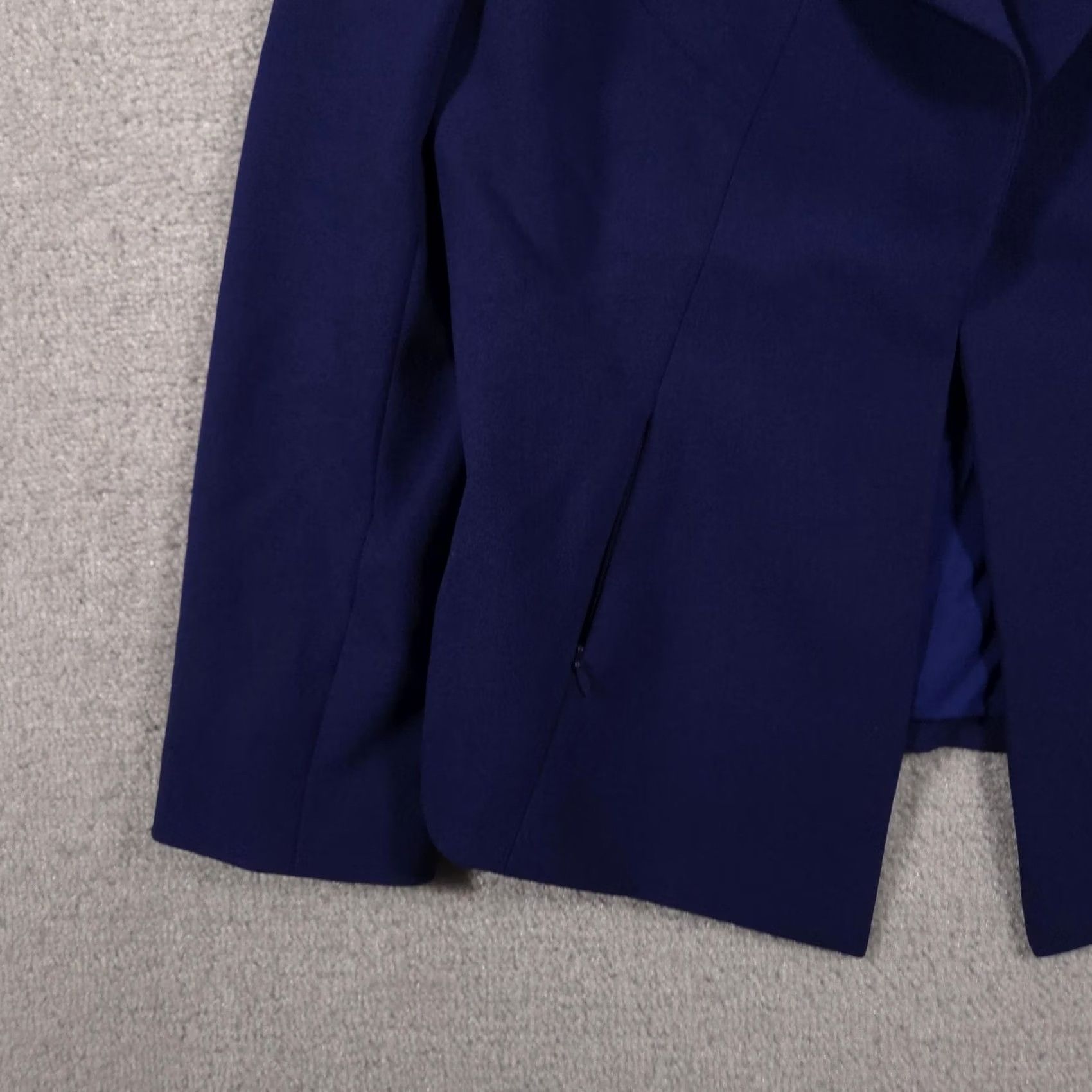 Preston & York Preston & York Blazer Womens 14 Blue Poly Spandex Fully Lined Hook Closure Pockets Career Suit Jacket Blazer Women Bespoke Tailored Size XL / US 12-14 / IT 48-50 - 4 Thumbnail
