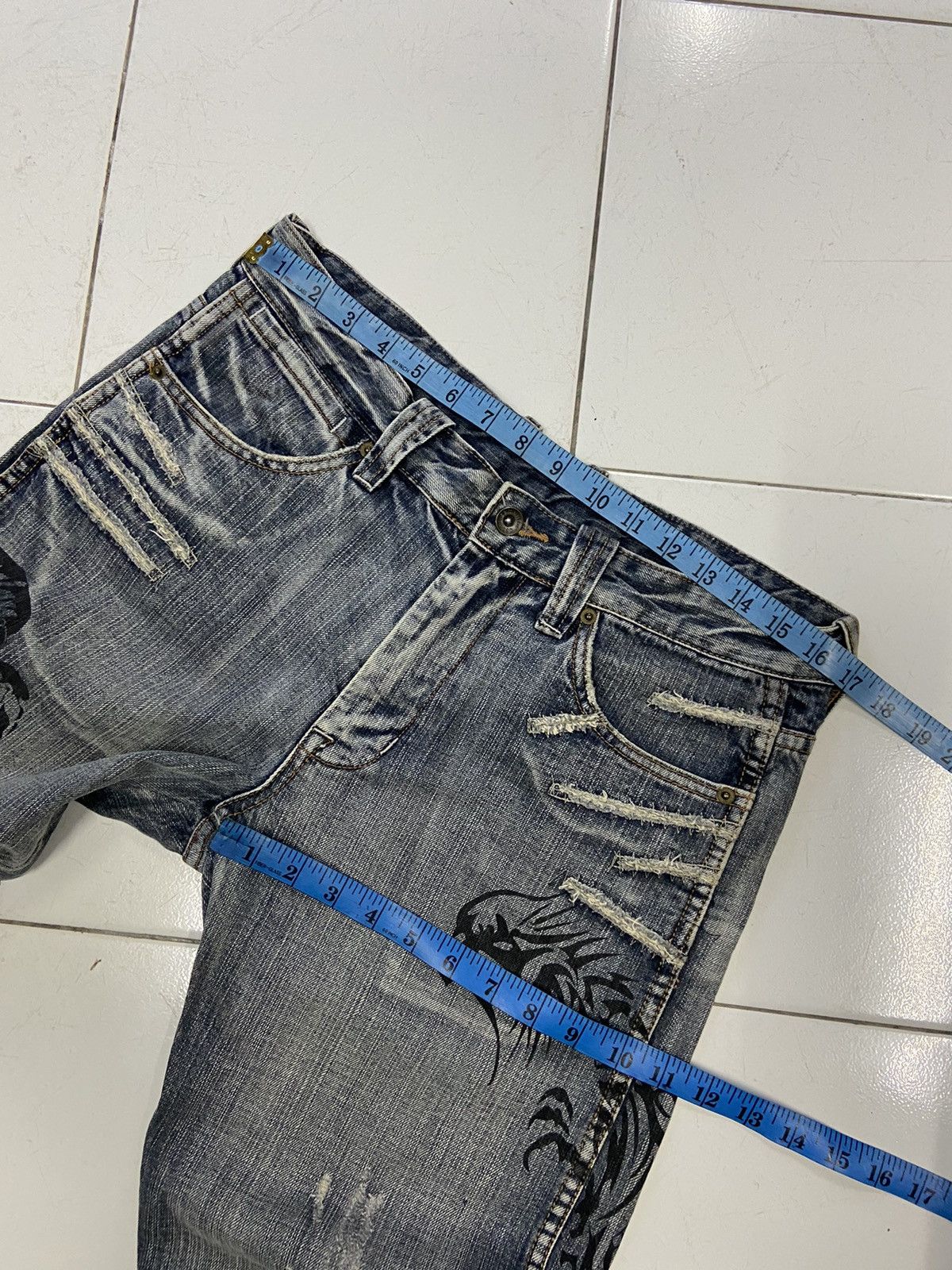 semanticdesign SEMANTICDESIGN JAPAN GUN DESIGN DENIM JEANS Size US 32 / EU 48 - 15 Thumbnail