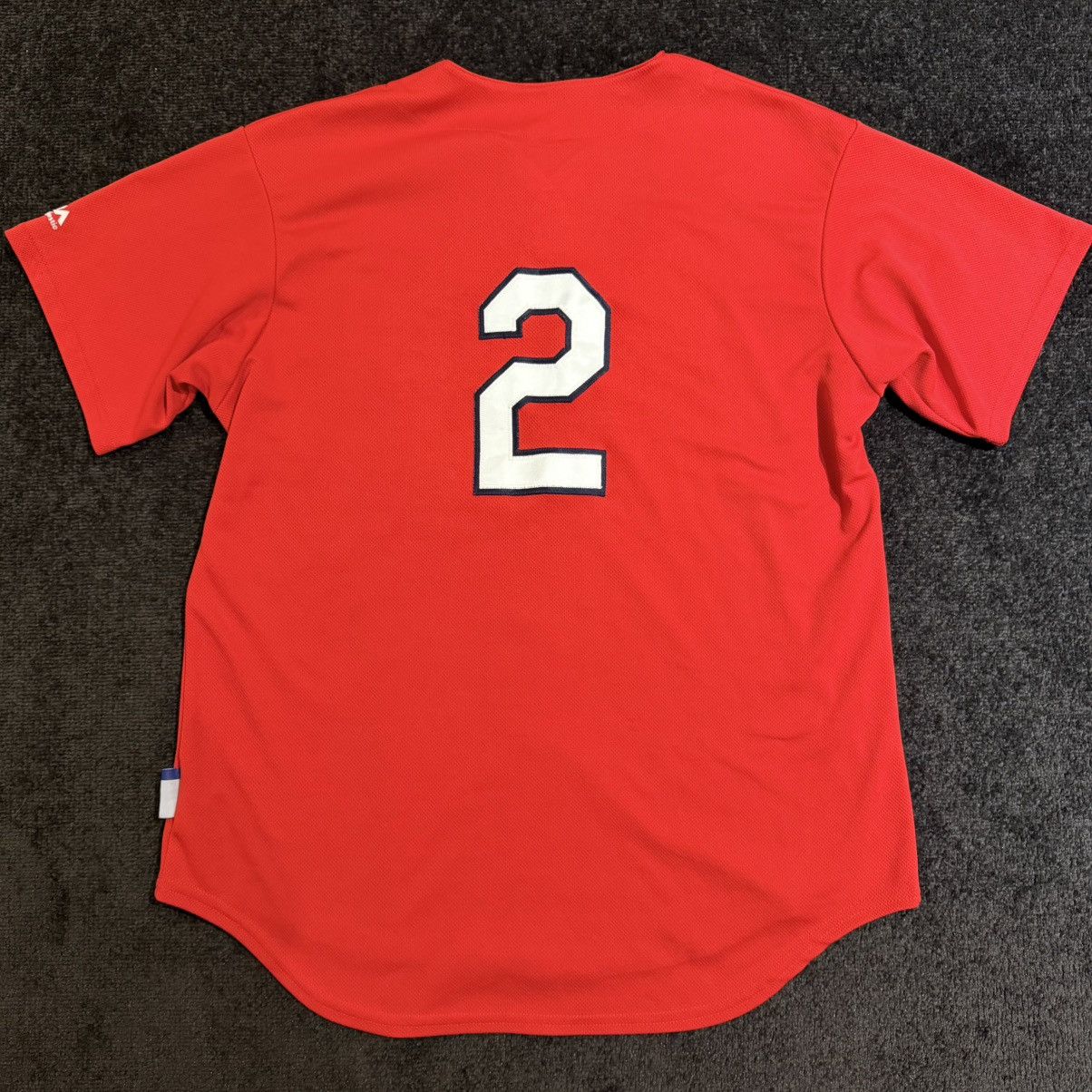 Majestic St. Louis Cardinals Majestic Jersey Red Mens L MLB Vintage Size US L / EU 52-54 / 3 - 3 Thumbnail