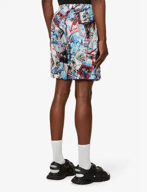 Balenciaga o1y0625 Short in Multicolor Size 26" / US 2 / IT 38 - 4 Thumbnail
