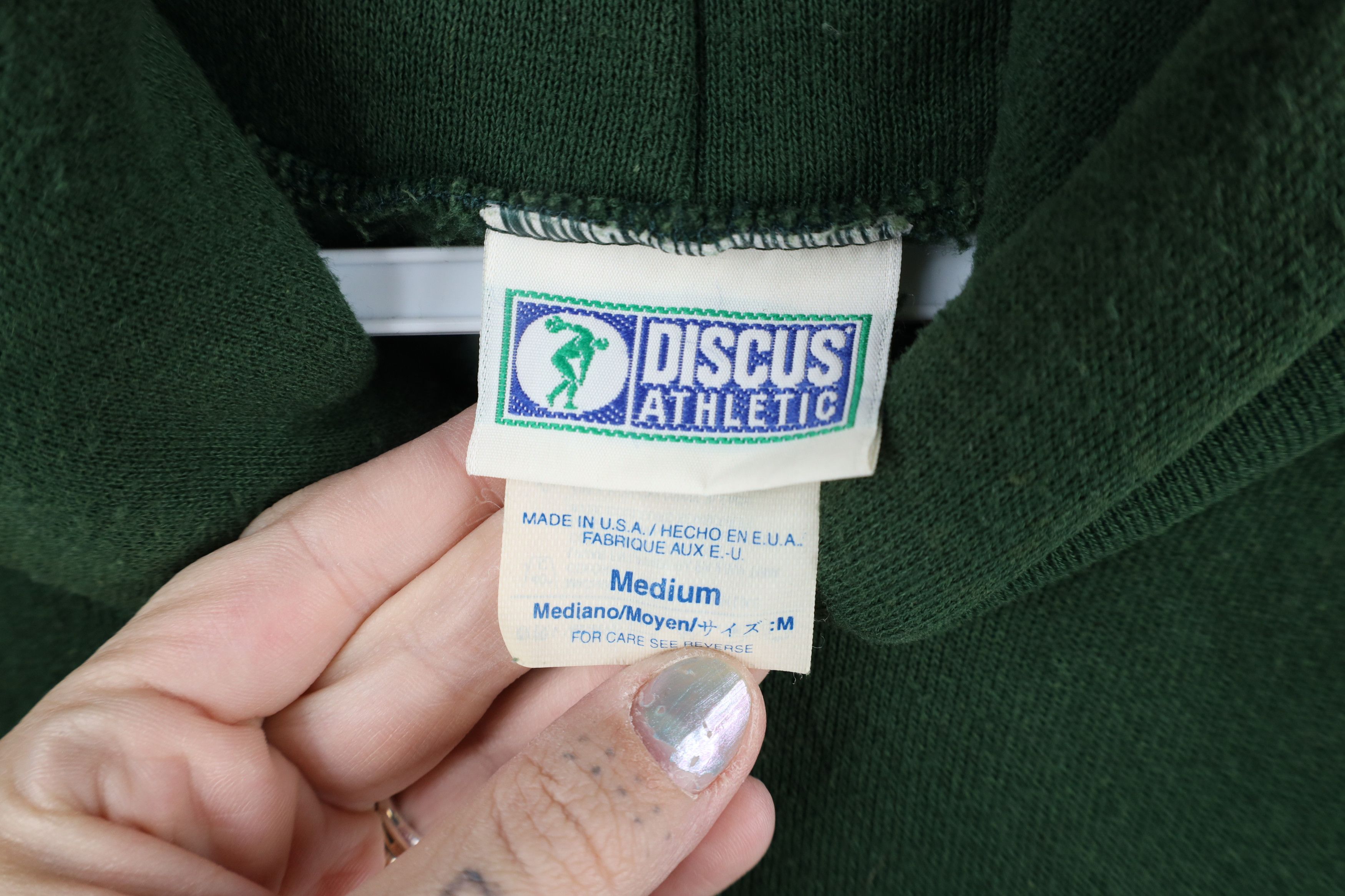 Vintage Vintage 90s Streetwear Out Miami Motors Hoodie Green USA Size US M / EU 48-50 / 2 - 10 Thumbnail