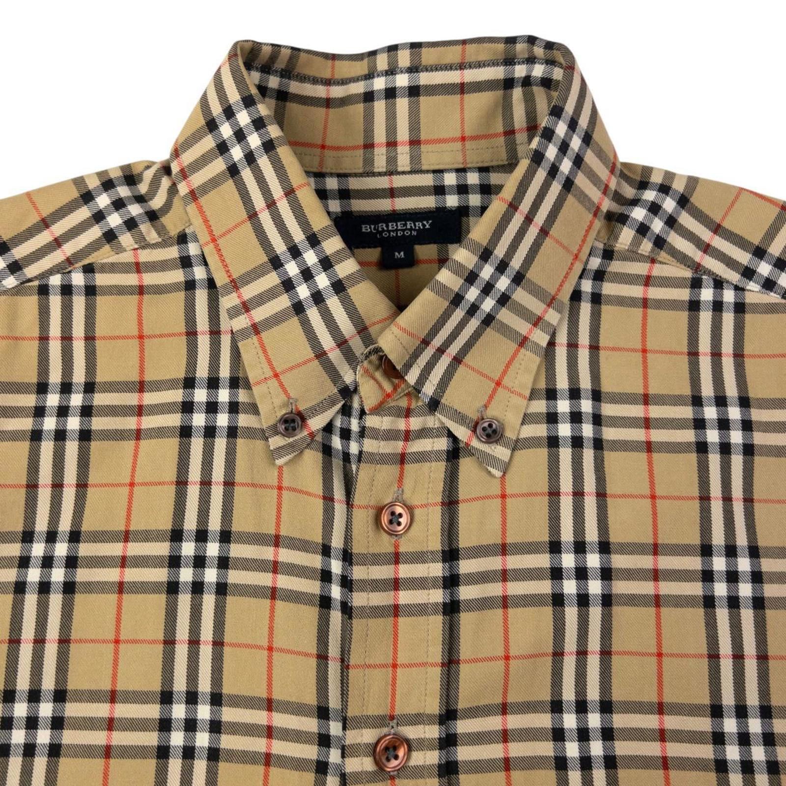 Burberry Vintage Burberry Nova Check Short Sleeve Shirt Size M Size US M / EU 48-50 / 2 - 3 Thumbnail