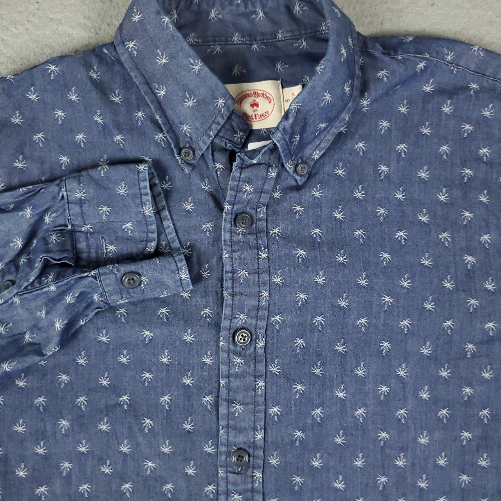 Brooks Brothers Brooks Brothers Shirt Mens Small Blue Button-Up Long Sleeve Casual Business Formal Wedding Workwear Size US S / EU 44-46 / 1 - 2 Thumbnail