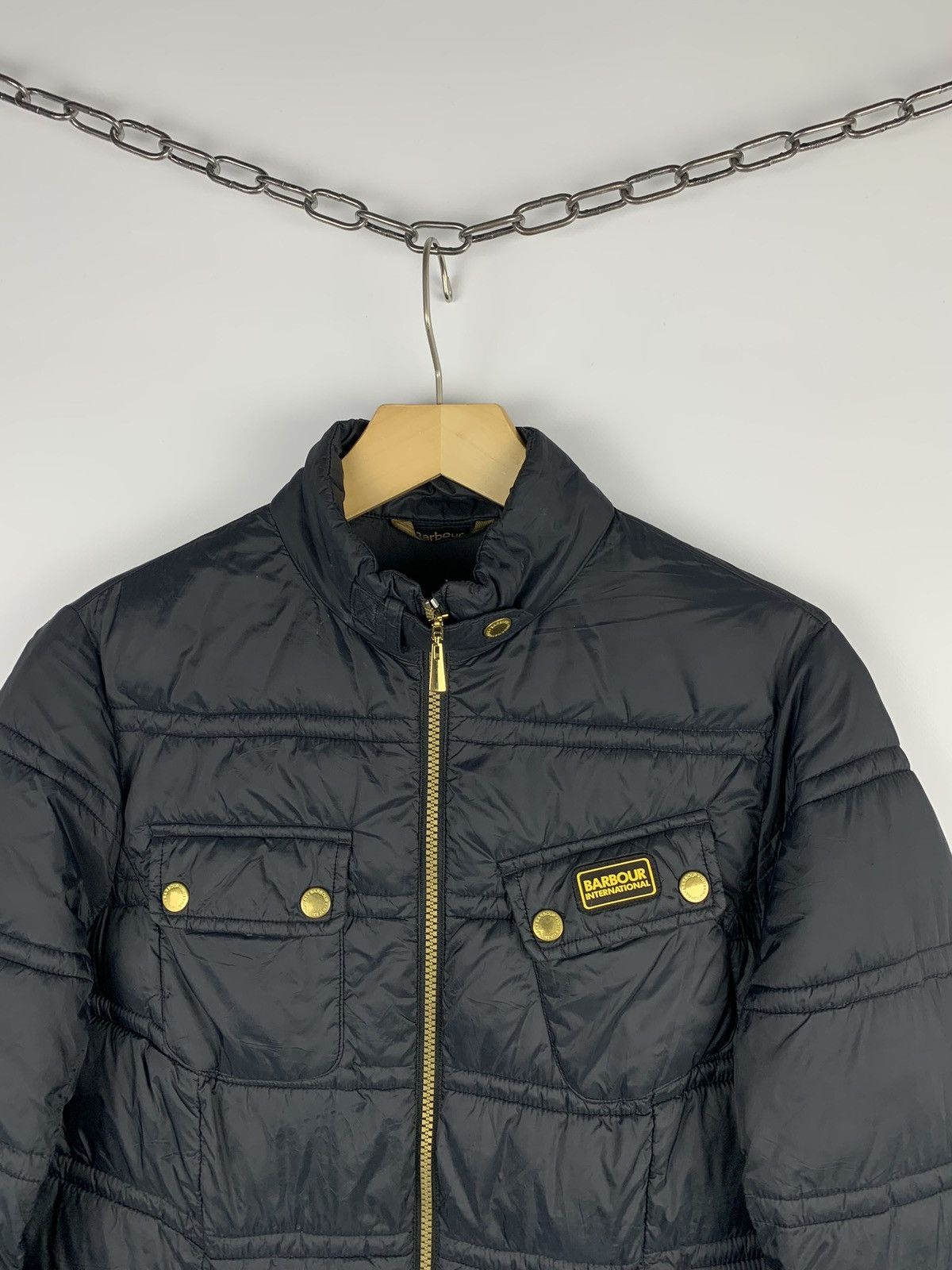 Barbour Barbour International Fibredown Puffer Jacket Women’s UK 12 Size M / US 6-8 / IT 42-44 - 2 Thumbnail