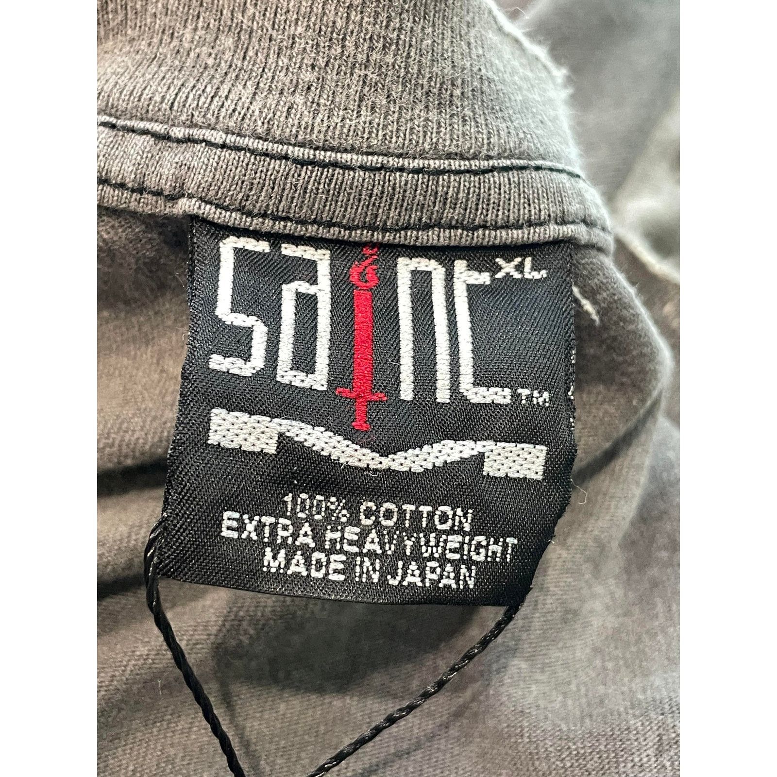 Saint Michael Saint Michael x Maxfield Grey Distressed Tee Size US XL / EU 56 / 4 - 5 Thumbnail