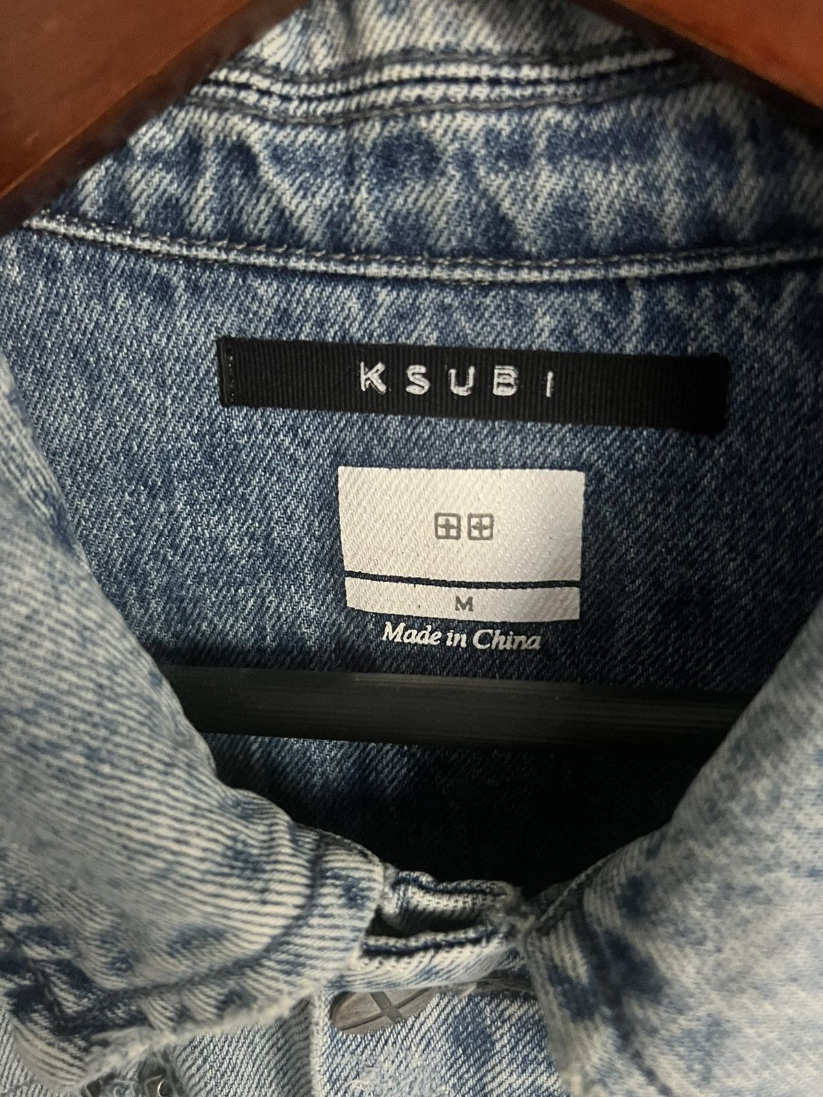 Ksubi Pins Punk Distressed Denim Jacket Size US M / EU 48-50 / 2 - 3 Thumbnail