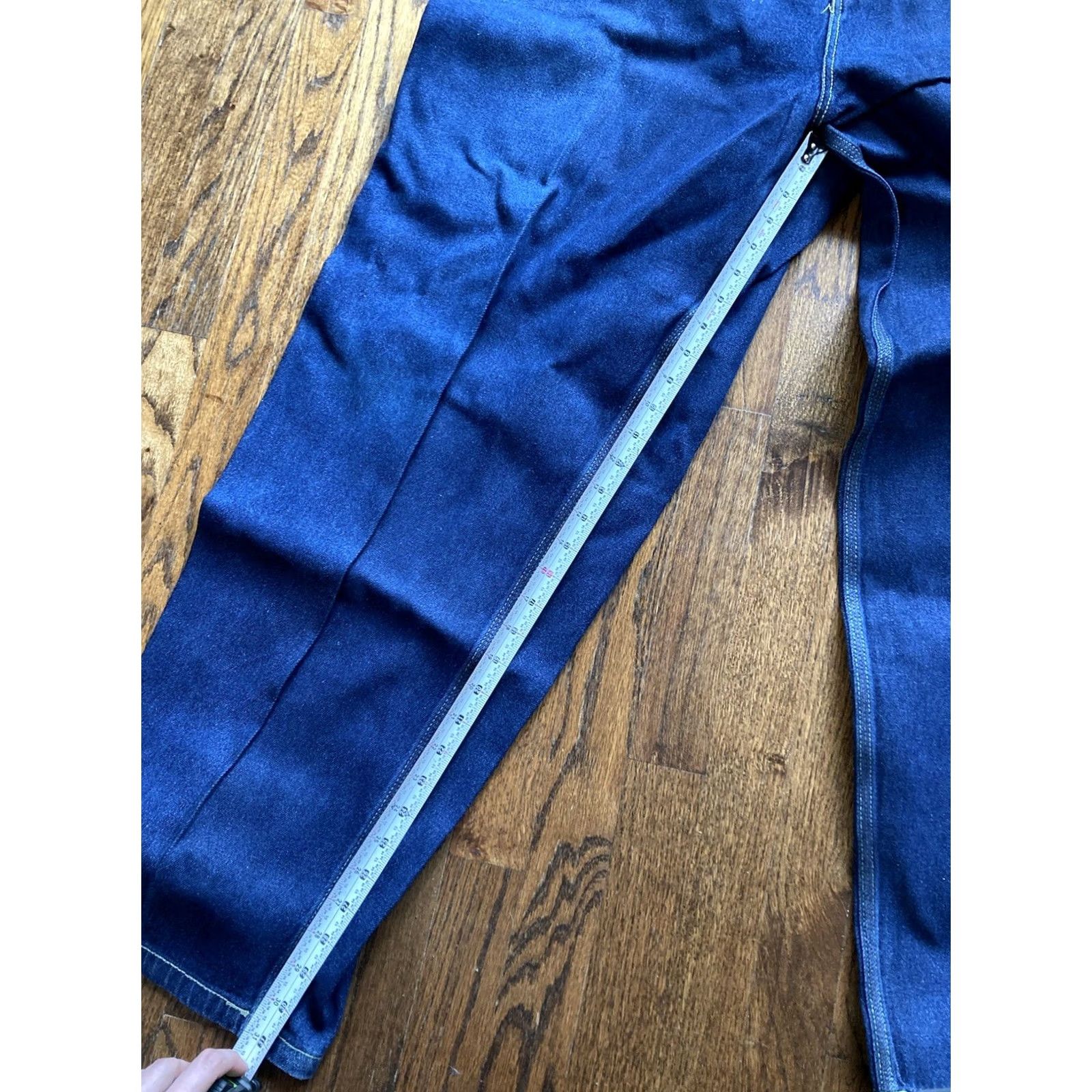 Rocawear VTG Rocawear Jeans Mens Size 44x34 Denim Blue 5-Pocket Regular Hip Hop Wide-Leg Y2K Baggy Linen Blend Statement Fit: Regular Men's Jeans Size US 44 / EU 60 - 7 Thumbnail