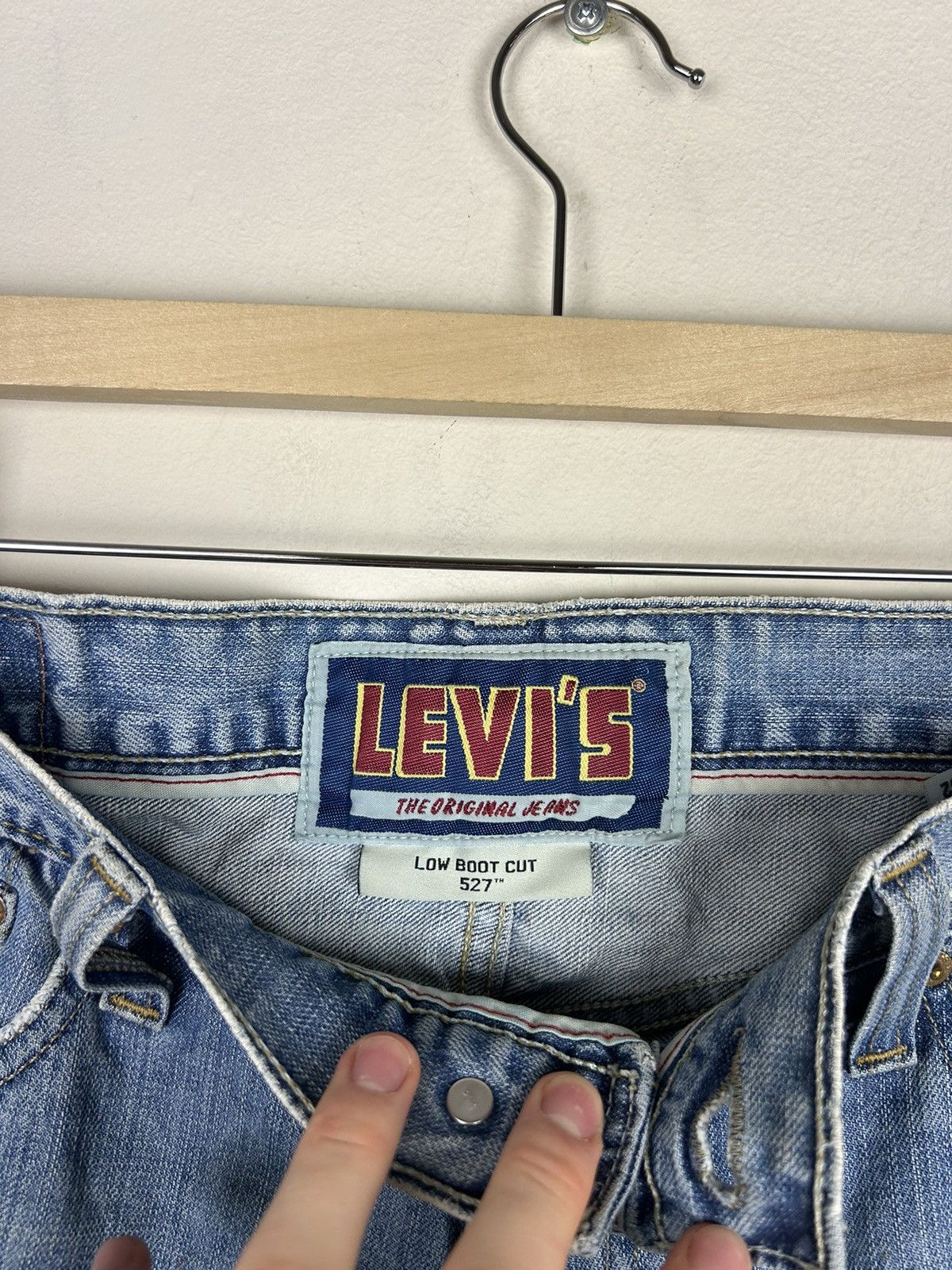 Levi's Vintage Clothing × Vintage Vintage 00s Levi’s 527 Boocut Flare Jeans Size US 34 / EU 50 - 11 Thumbnail