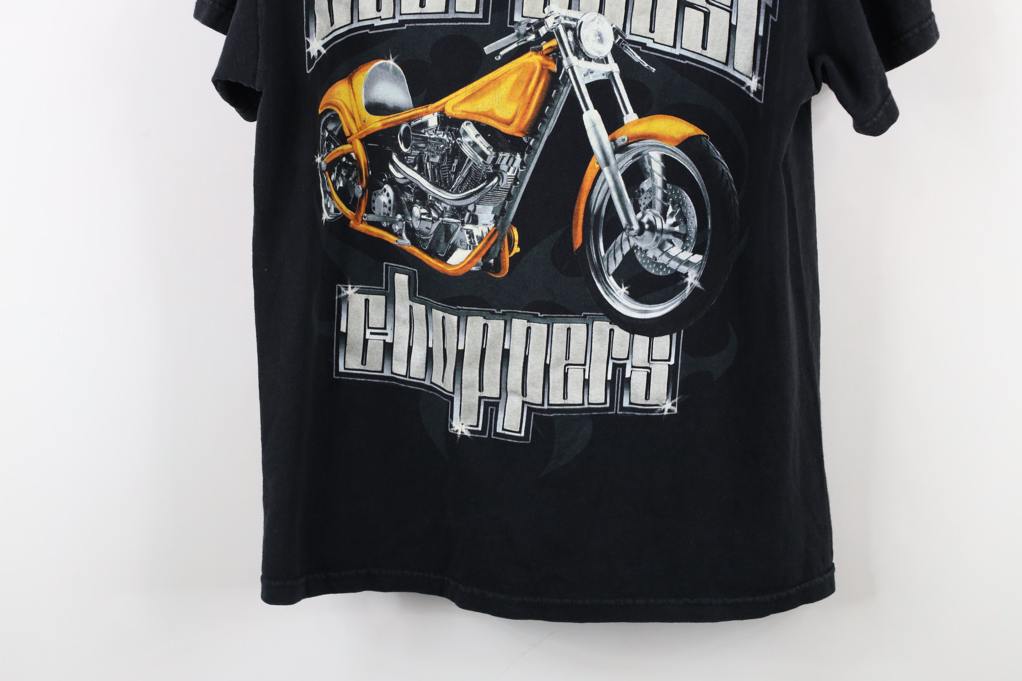 Vintage Vintage Y2K Spell Out East Coast Choppers Motorcycle T-Shirt Size US M / EU 48-50 / 2 - 3 Thumbnail