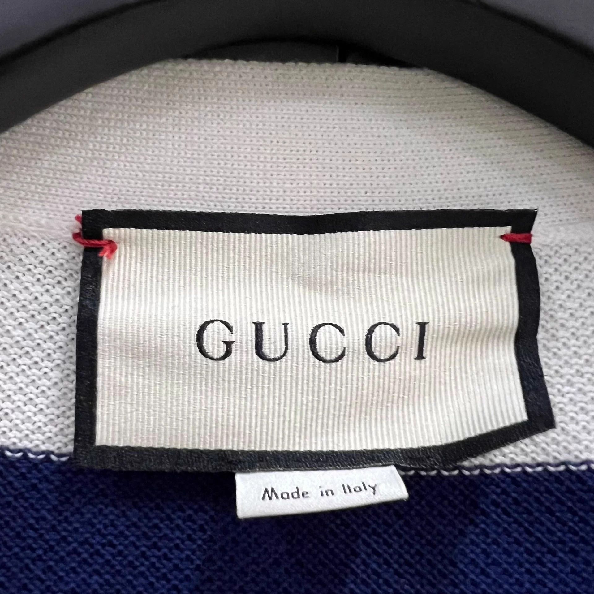 Gucci GUCCI Stripe GG V-neck Cardigan M 98 New Size US M / EU 48-50 / 2 - 2 Thumbnail