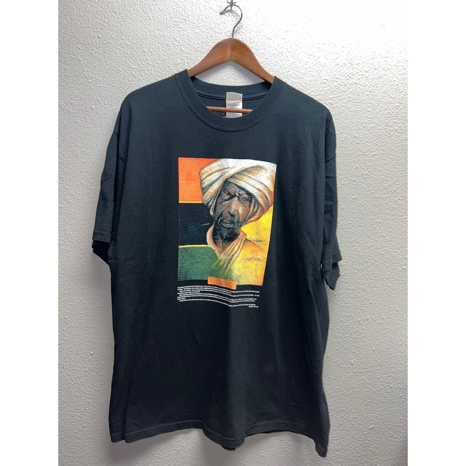 Gildan Vintage Bible Shirt Genesis 10:6-20 Cush Son Of Noah 90s XL Size US XL / EU 56 / 4 - 1 Thumbnail