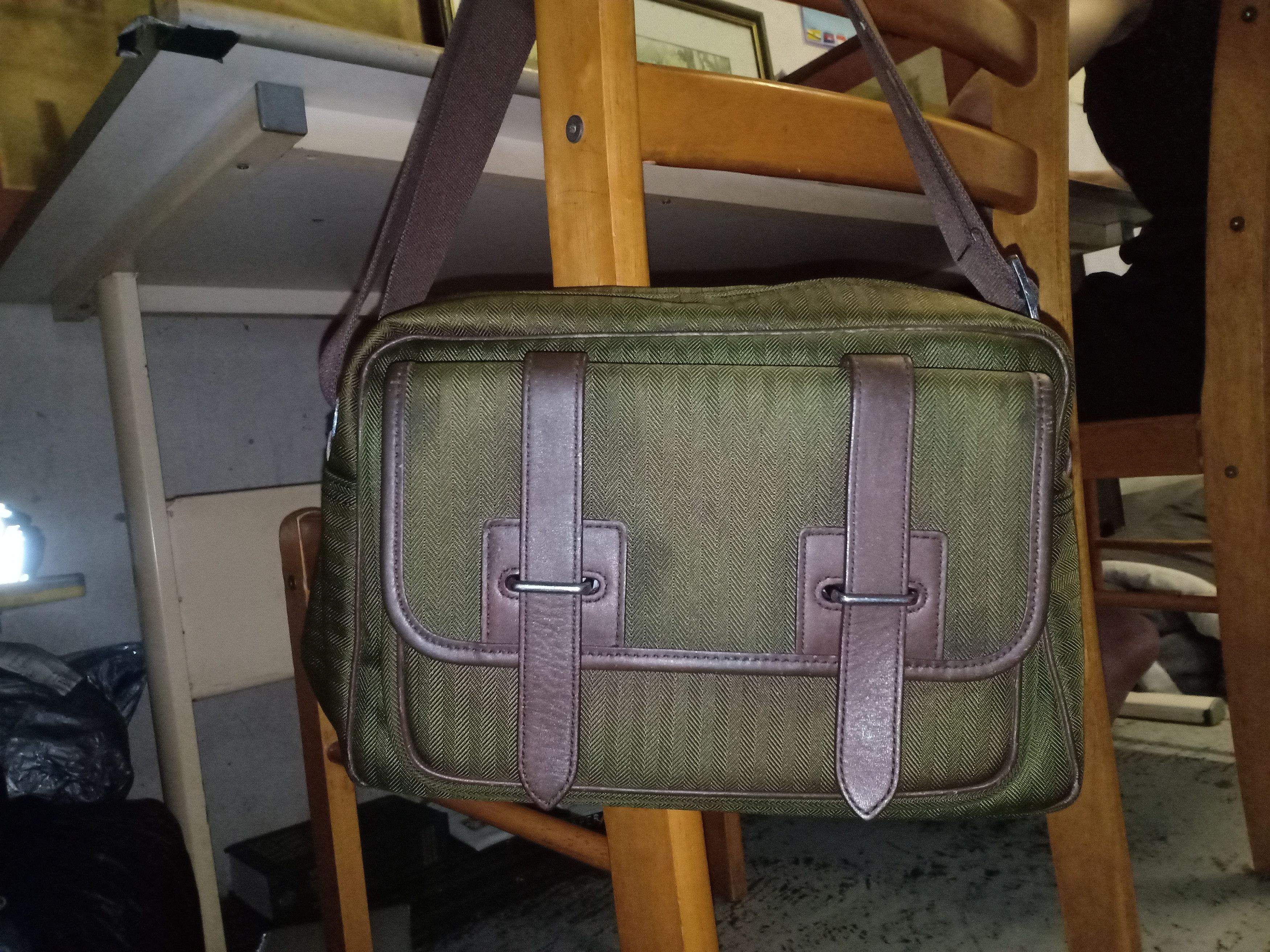 Hermes Original Hermes Steve Limited Edition Nylon Olive Green Size ONE SIZE - 16 Thumbnail