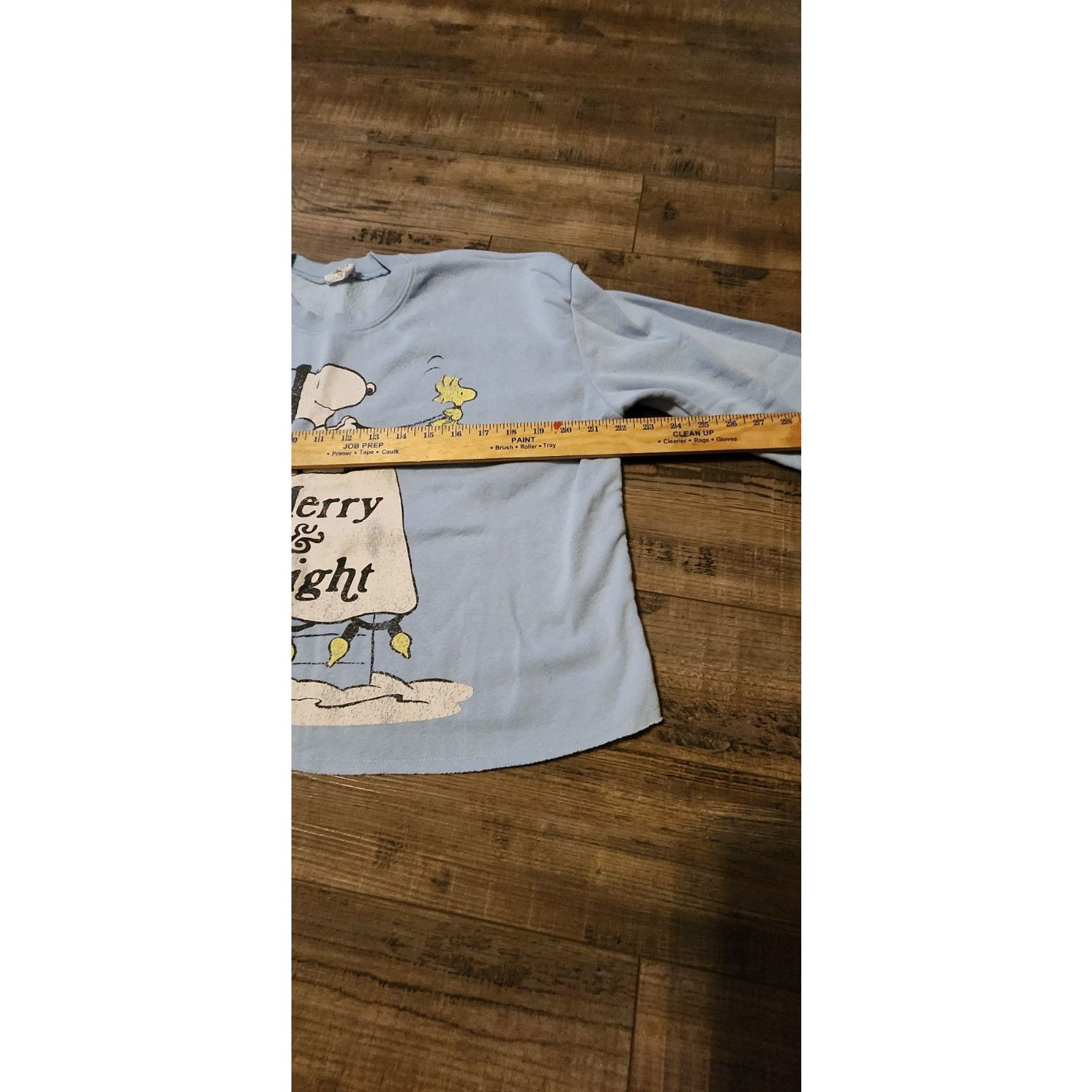Peanuts Blue Snoopy XS Merry And Bright Sweatshirt. 1385 Size XS / US 0-2 / IT 36-38 - 2 Thumbnail