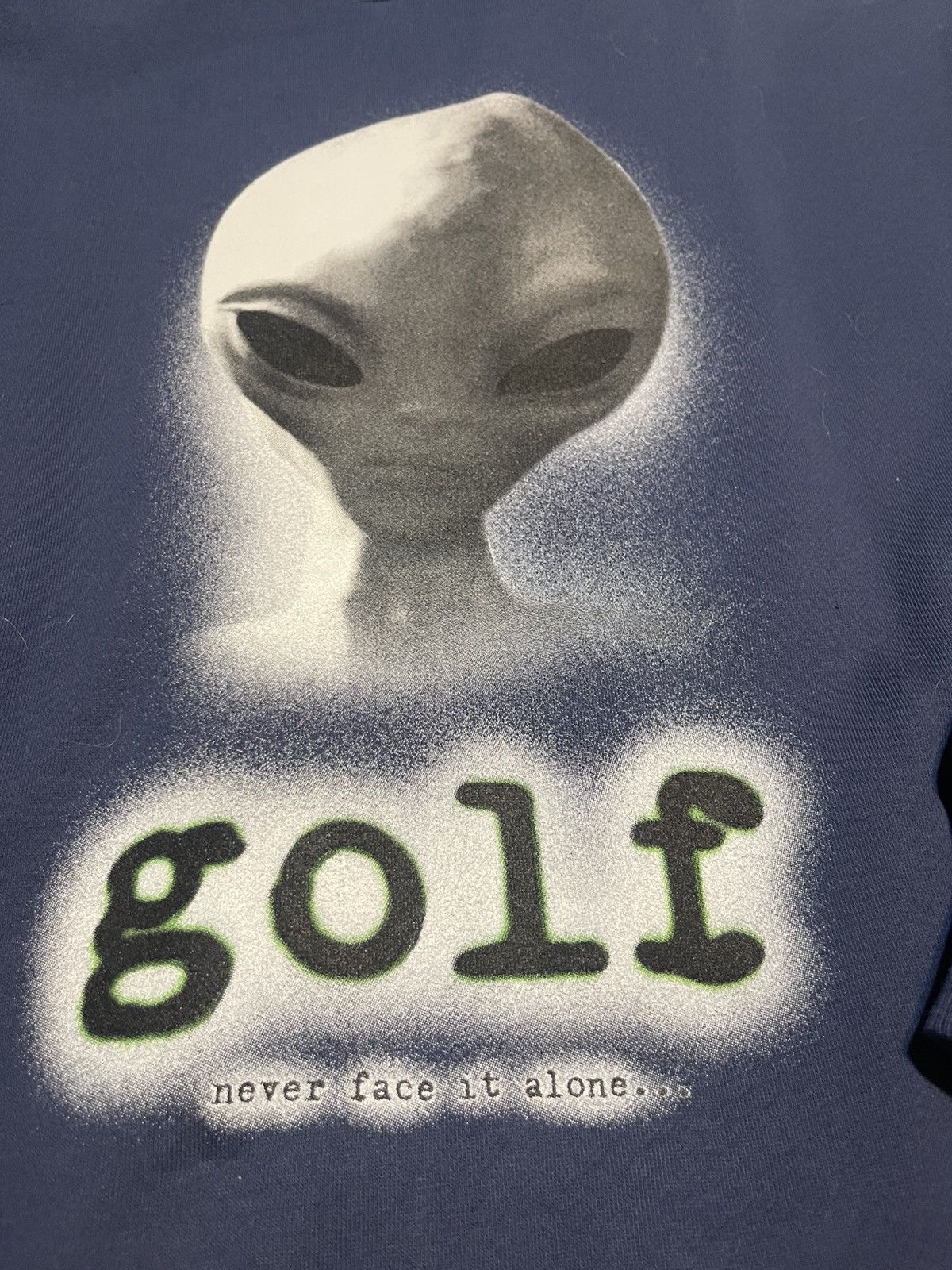 Golf Wang Golf Wang Alien hoodie zip up navy Size US M / EU 48-50 / 2 - 5 Thumbnail