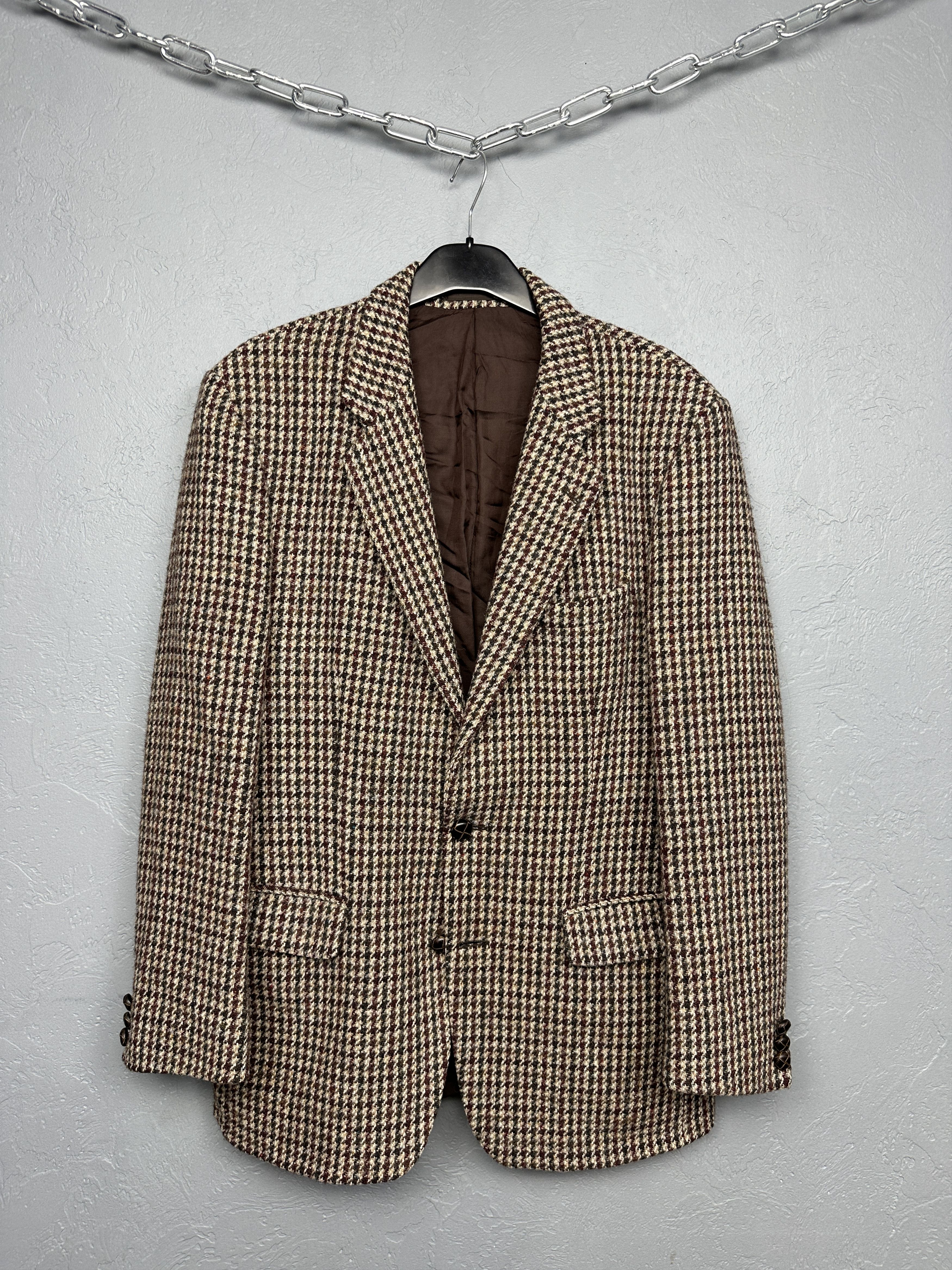 Harris Tweed Harris Tweed St Michael Vintage Mens Wool Blazer Jacket Size 38R - 1 Thumbnail