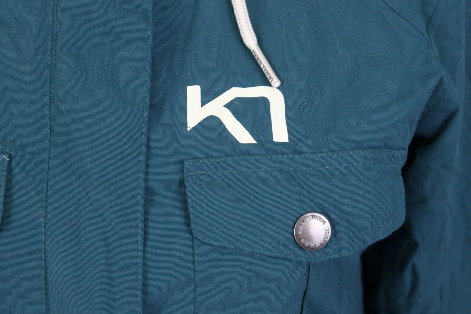 Designer Kari Traa Blue Cargo Multipockets Hooded Parka Jacket Size S Size S / US 4 / IT 40 - 7 Thumbnail