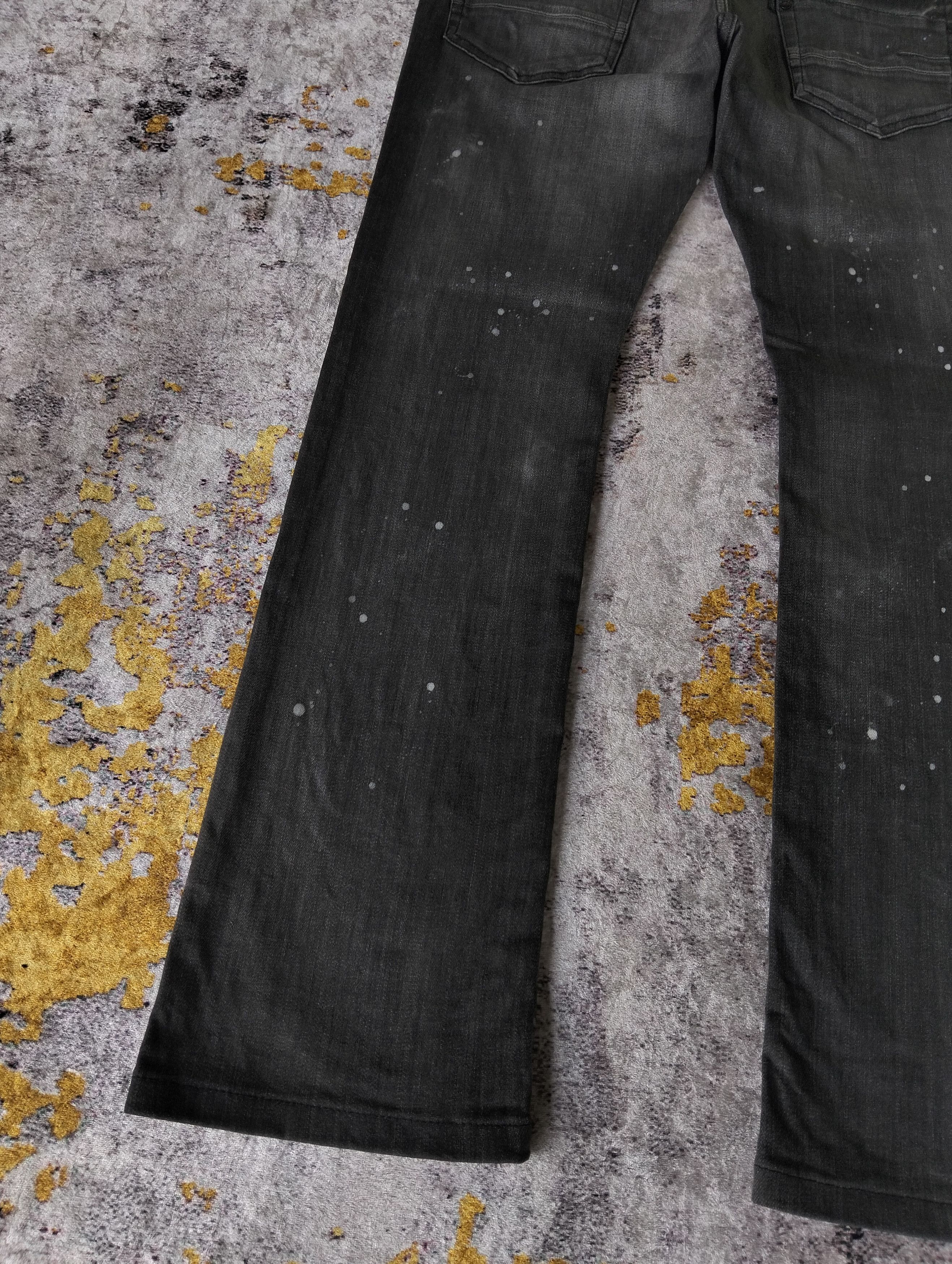 Tornado Mart Tornado Mart Slim Denim Paint Splatter Jeans Size US 31 - 10 Thumbnail