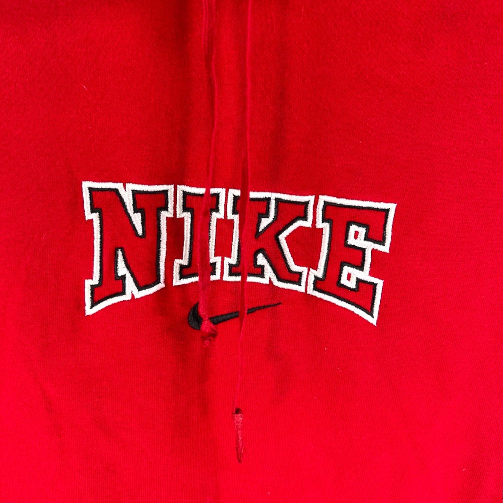 Nike Nike Embroidered Hoodie Mens Size M Red Long Sleeve Pocket Size US M / EU 48-50 / 2 - 3 Thumbnail