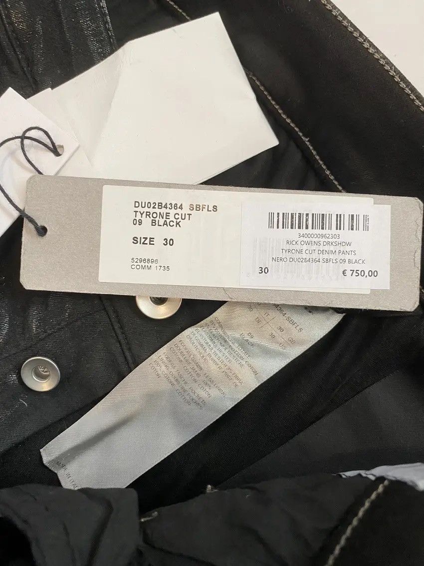 Rick Owens Drkshdw Rick Owens Drkshdw F/W 22 Strobe Foil Wax Size US 30 / EU 46 - 7 Thumbnail
