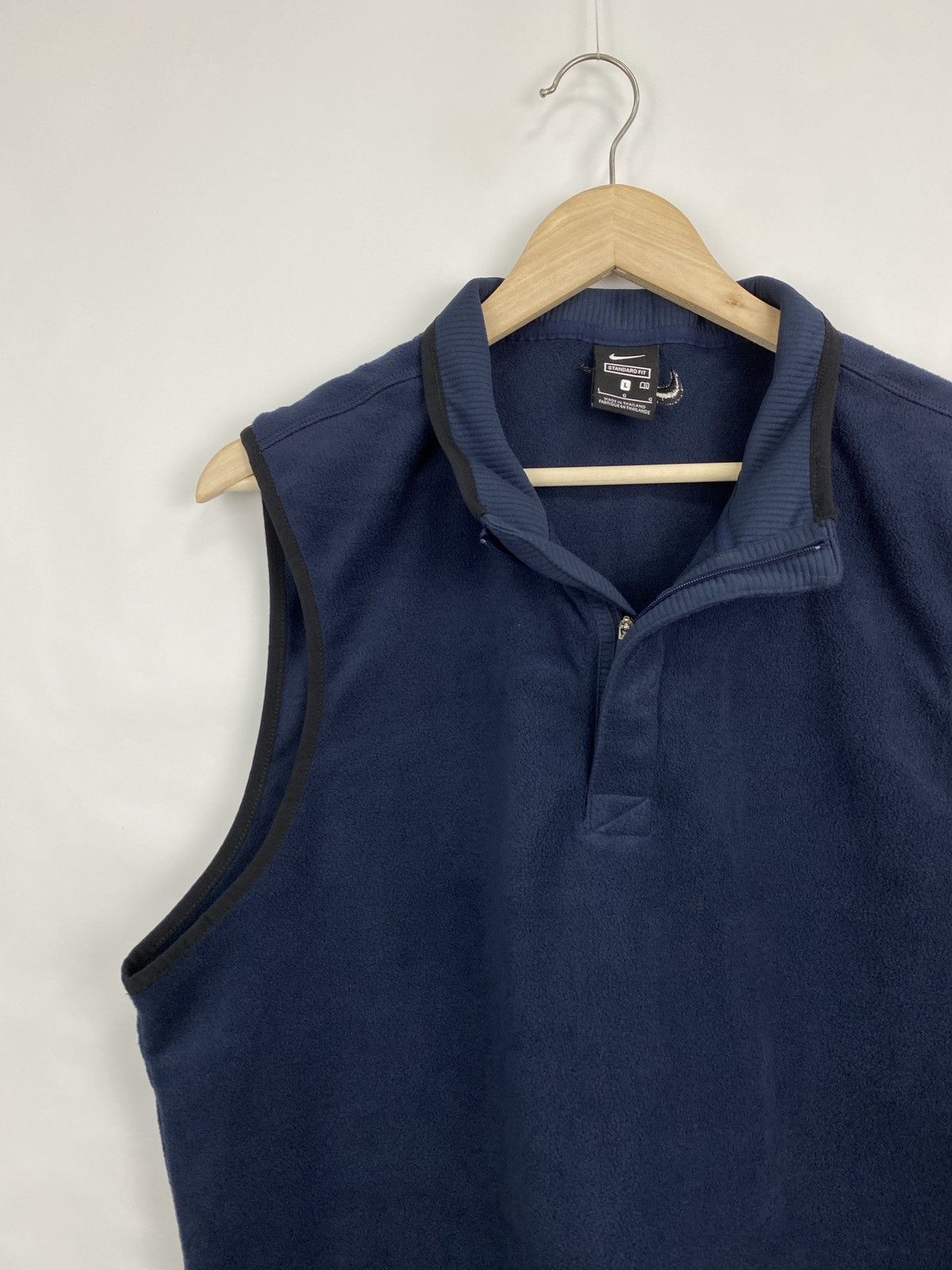 Nike 🇺🇸 Vintage Y2K Nike Fleece Vest Rare Retro Hype Size US L / EU 52-54 / 3 - 6 Thumbnail