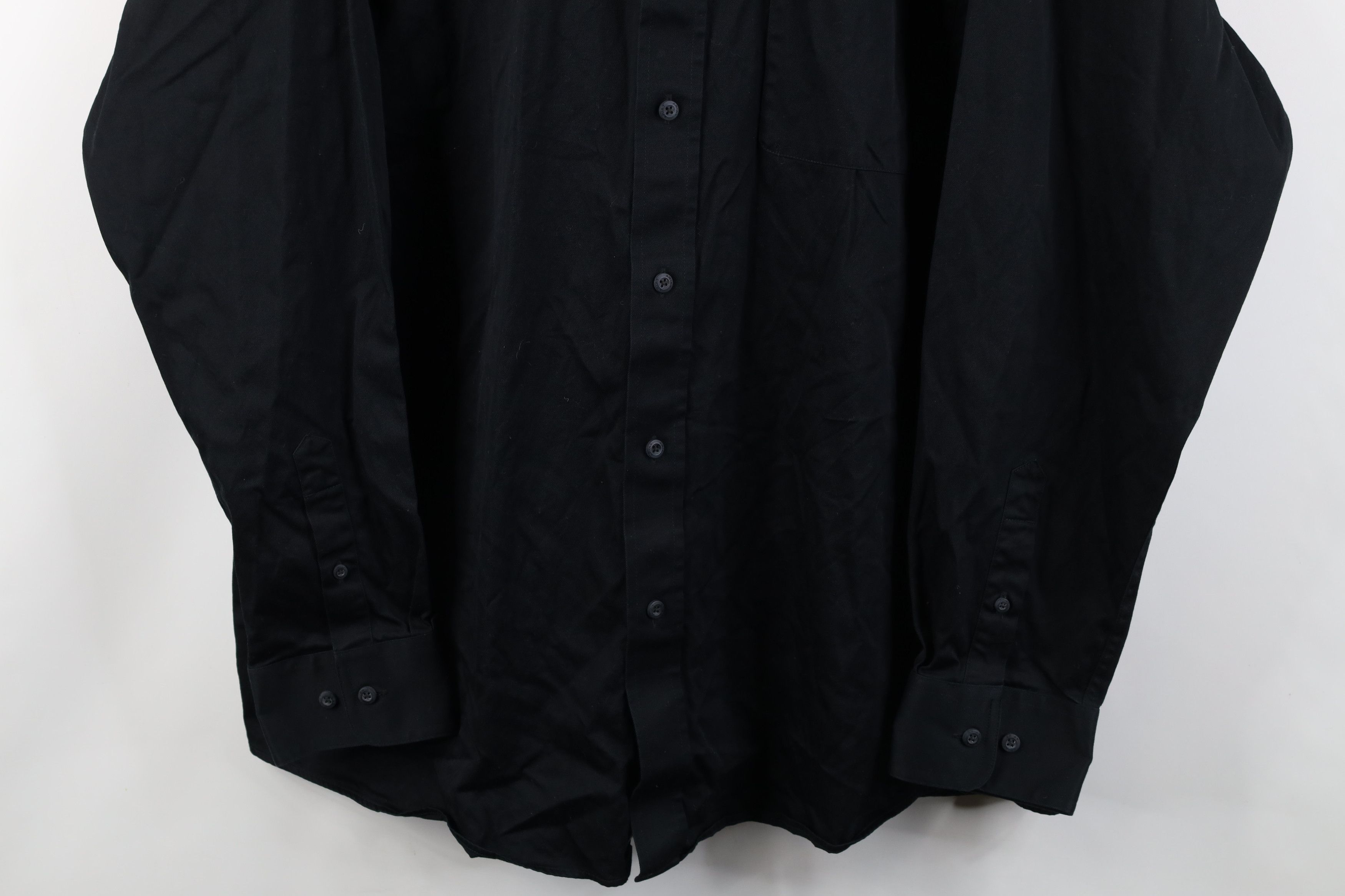 Ariat Ariat Heavyweight Collared Button Down Shirt Workwear Black Size US XL / EU 56 / 4 - 3 Thumbnail