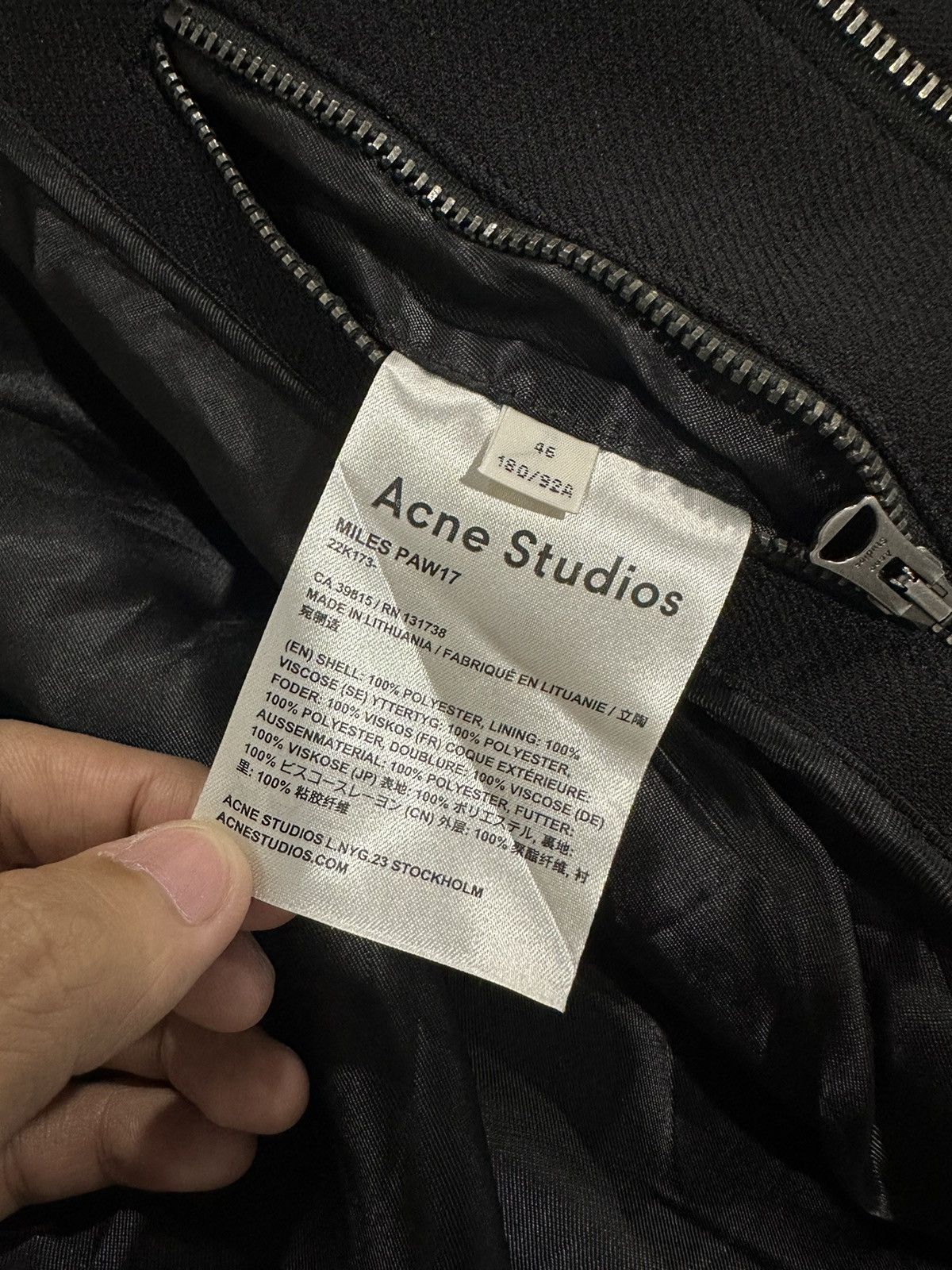 Acne Studios Acne Studios MILES PAW17 Size US S / EU 44-46 / 1 - 8 Thumbnail