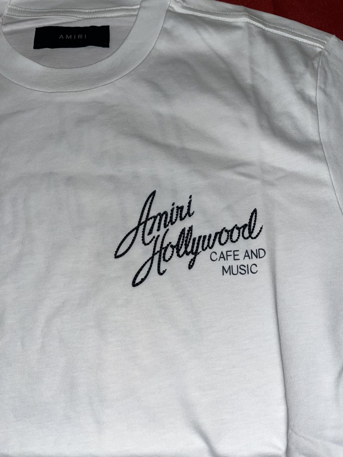 Amiri Amiri Crystal Hollywood Tee Sz L Size US L / EU 52-54 / 3 - 2 Thumbnail