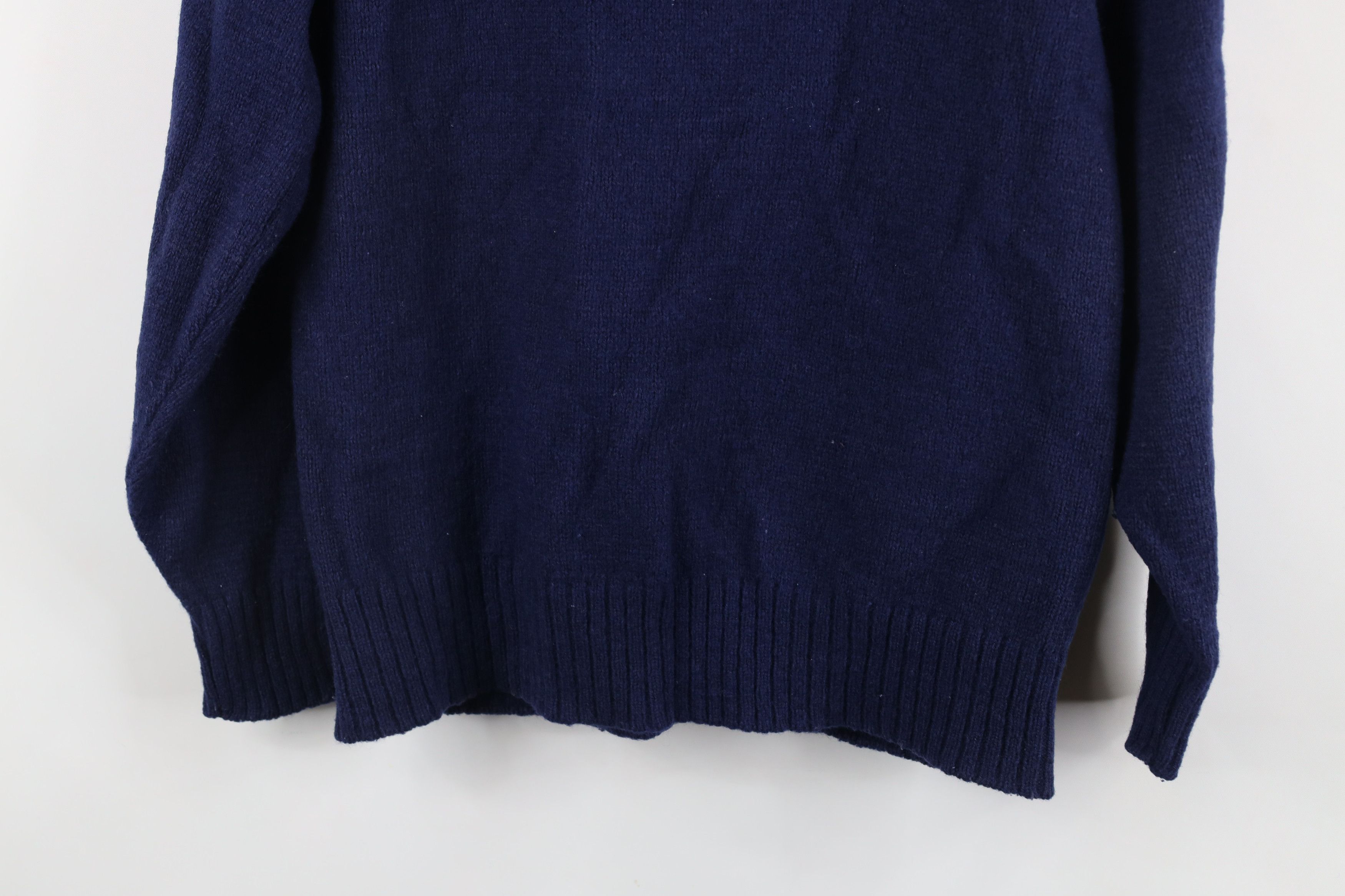 Vintage Vintage 60s 70s Streetwear Cardigan Sweater Navy Blue USA Size US L / EU 52-54 / 3 - 12 Thumbnail