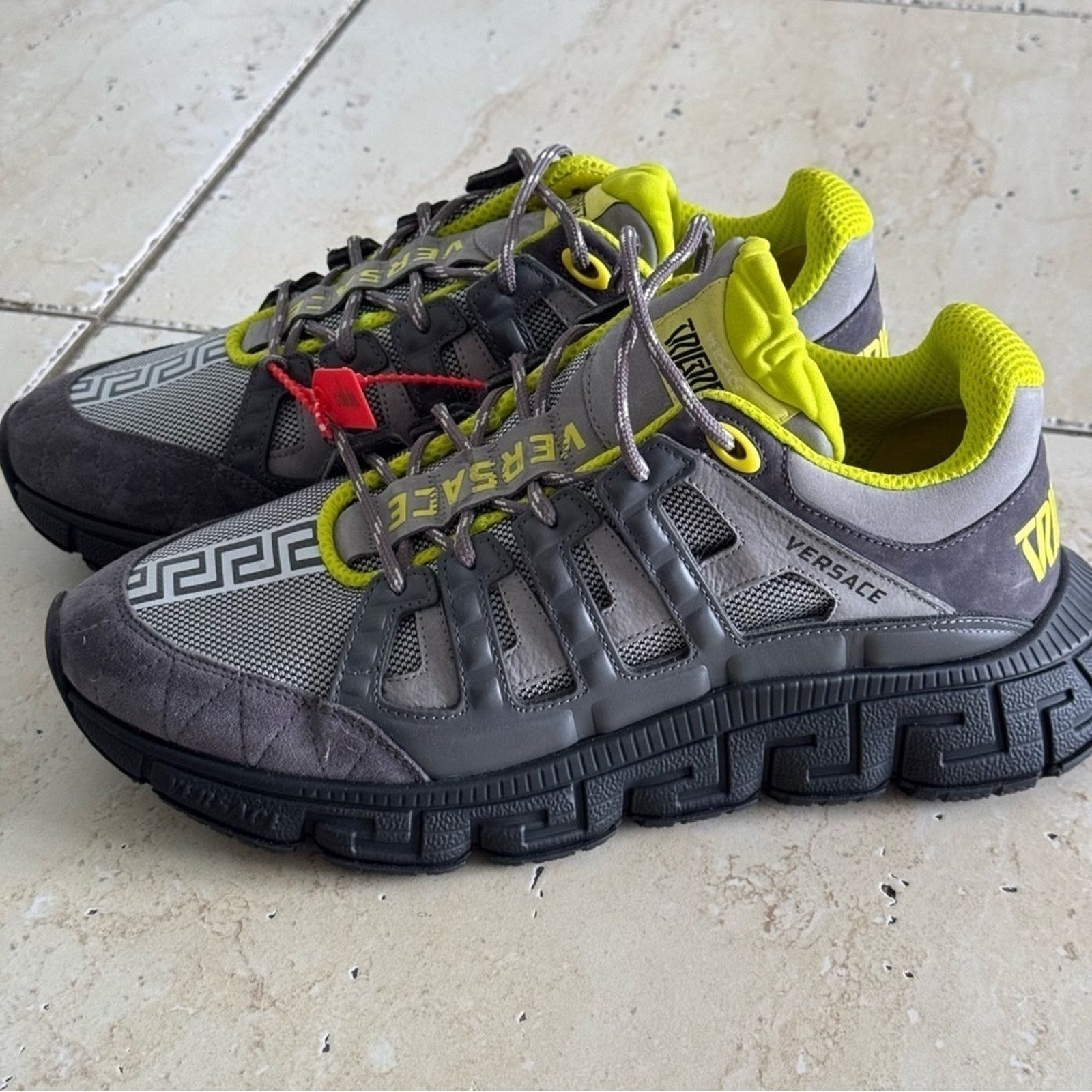 Versace NEW! Versace Men Sneakers, Size 46 (12US), Authentic Size US 13 / EU 46 - 1 Thumbnail
