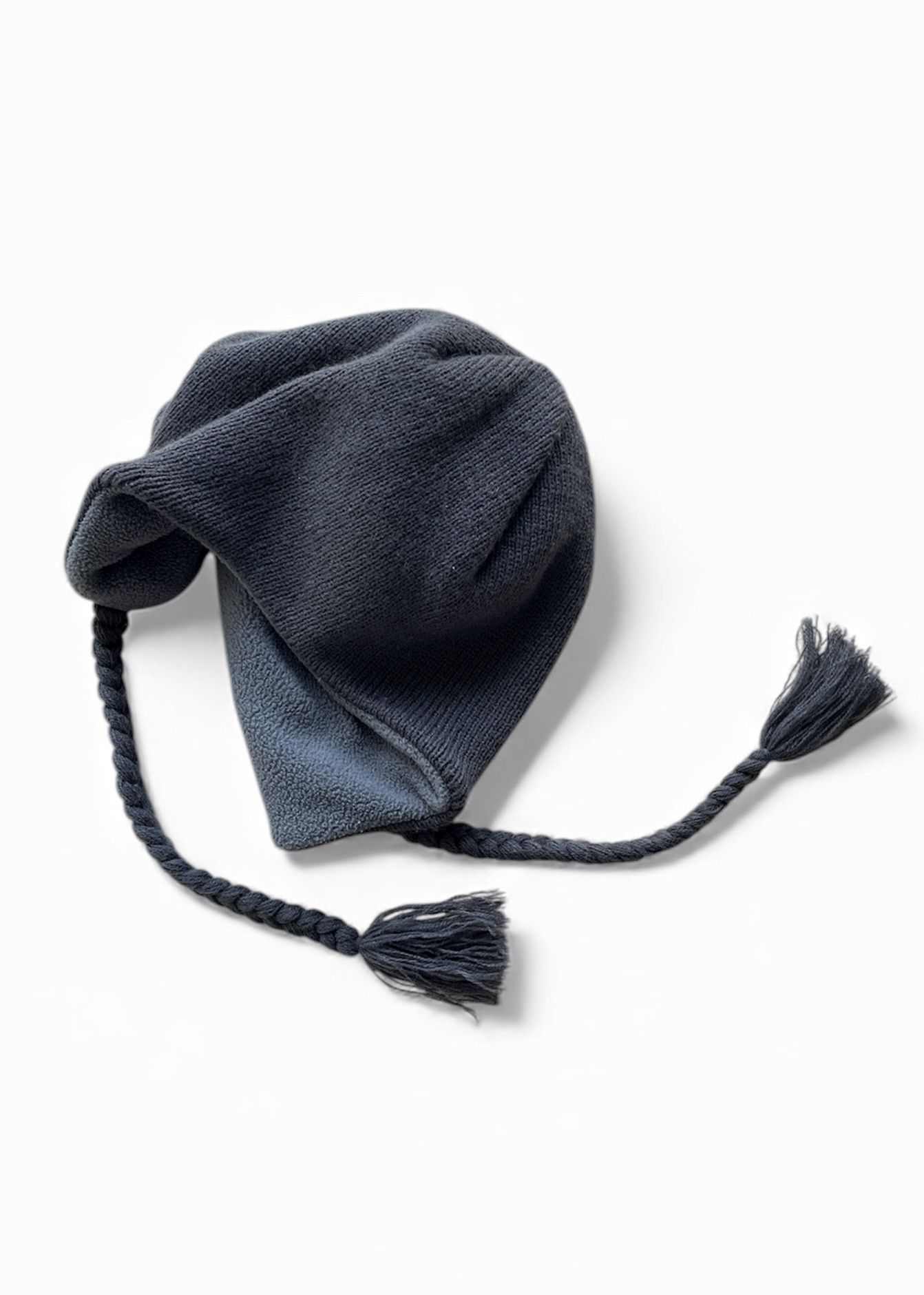 Japanese Brand Lmc Knit earflap beanie Size ONE SIZE - 1 Thumbnail